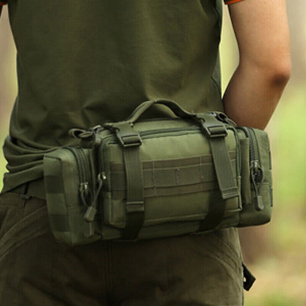 Outdoor Military Tactical Backpack Waist Pack Bag Molle Camping Hiking Pouch
