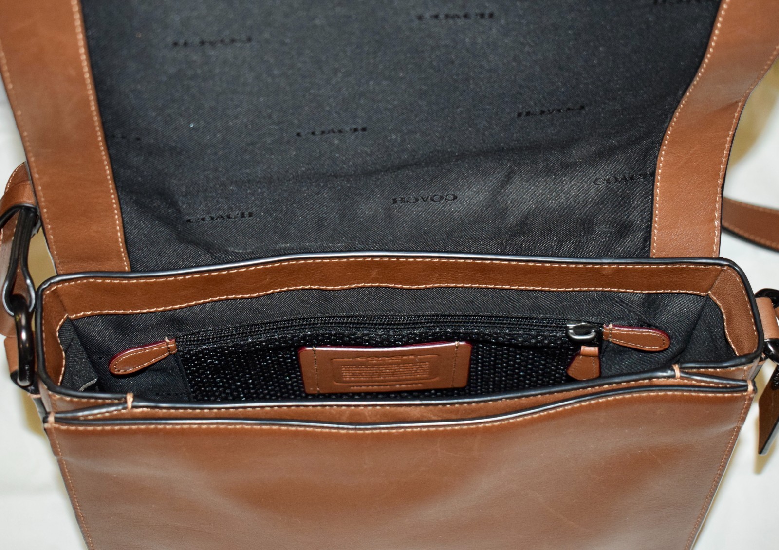 Coach Gotham Messenger 27 Brown Sport Calf Leather Shoulder Bag C2679 ~ #2