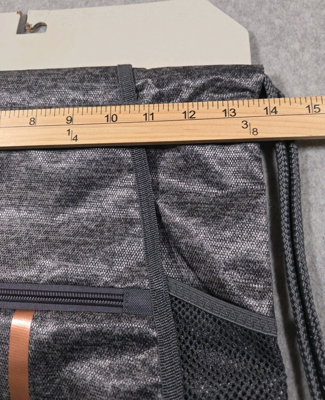 Adidas Alliance II Jersey Onix Grey/Rose Gold Drawstring Sackpack