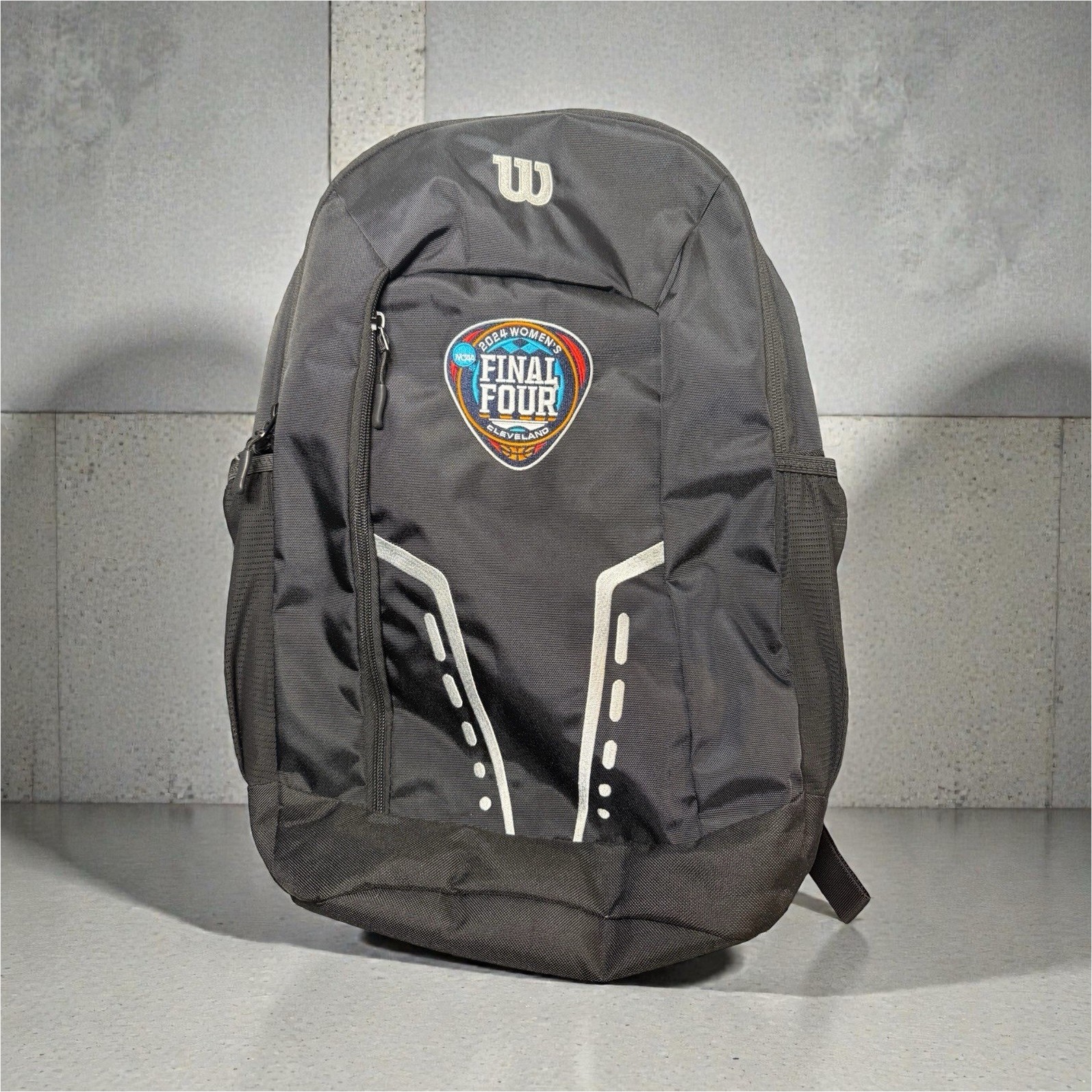 Wilson NCAA Women’s Final Four Cleveland Black Laptop Backpack Zip Pockets