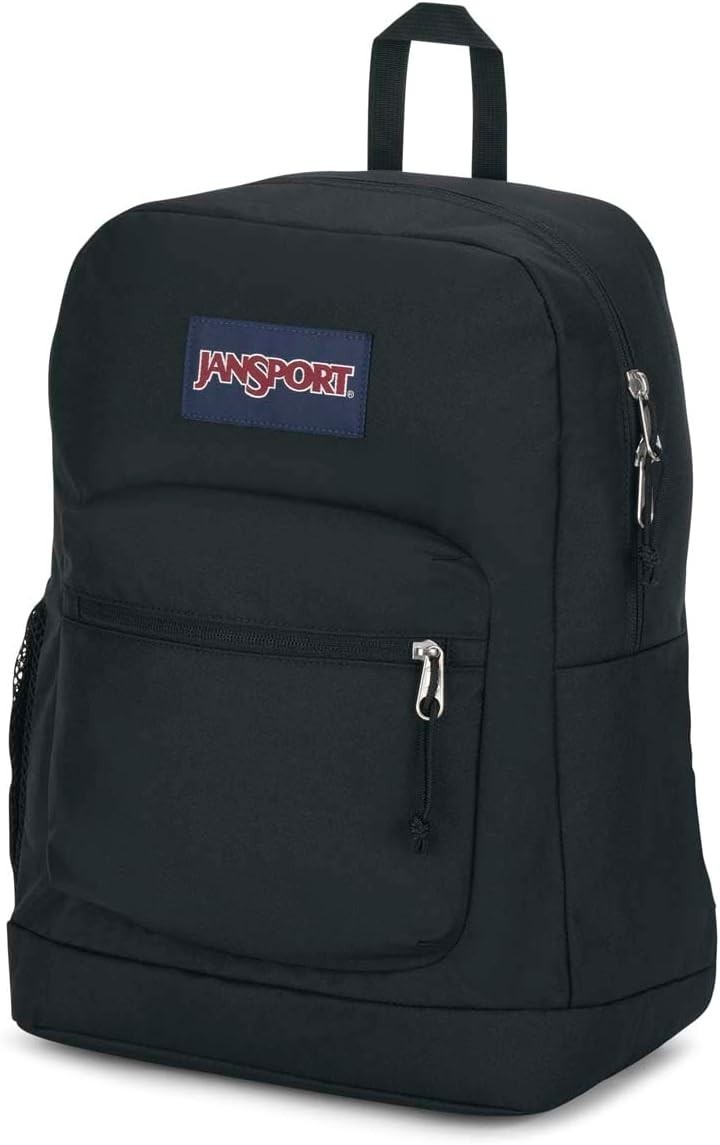 Jansport Cross Town Plus Backpack 17” Classic Color Black Brand New