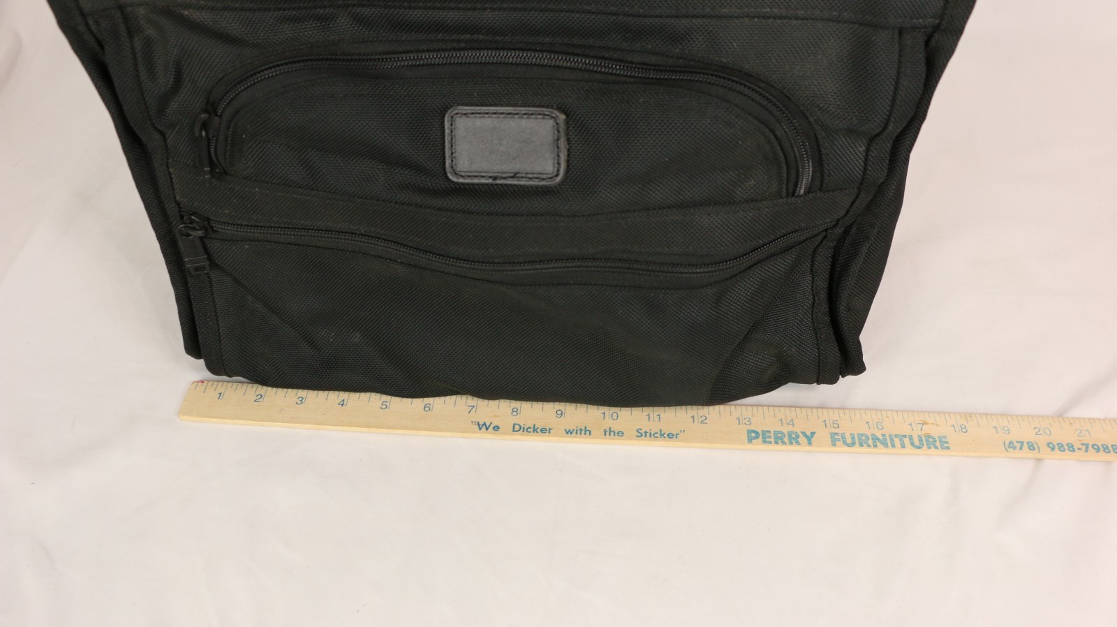 TUMI 223D3 Black Ballistic Bag Duffle Weekender Carry On Travel Made in USA