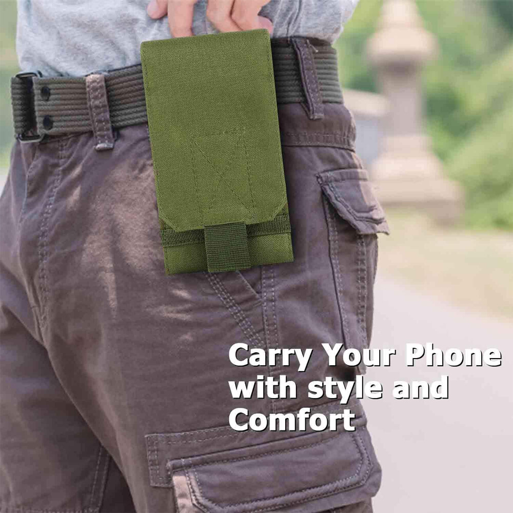 Universal Cell Phone Holster Vertical Carrying Belt Clip Case Pouch Cover Pack