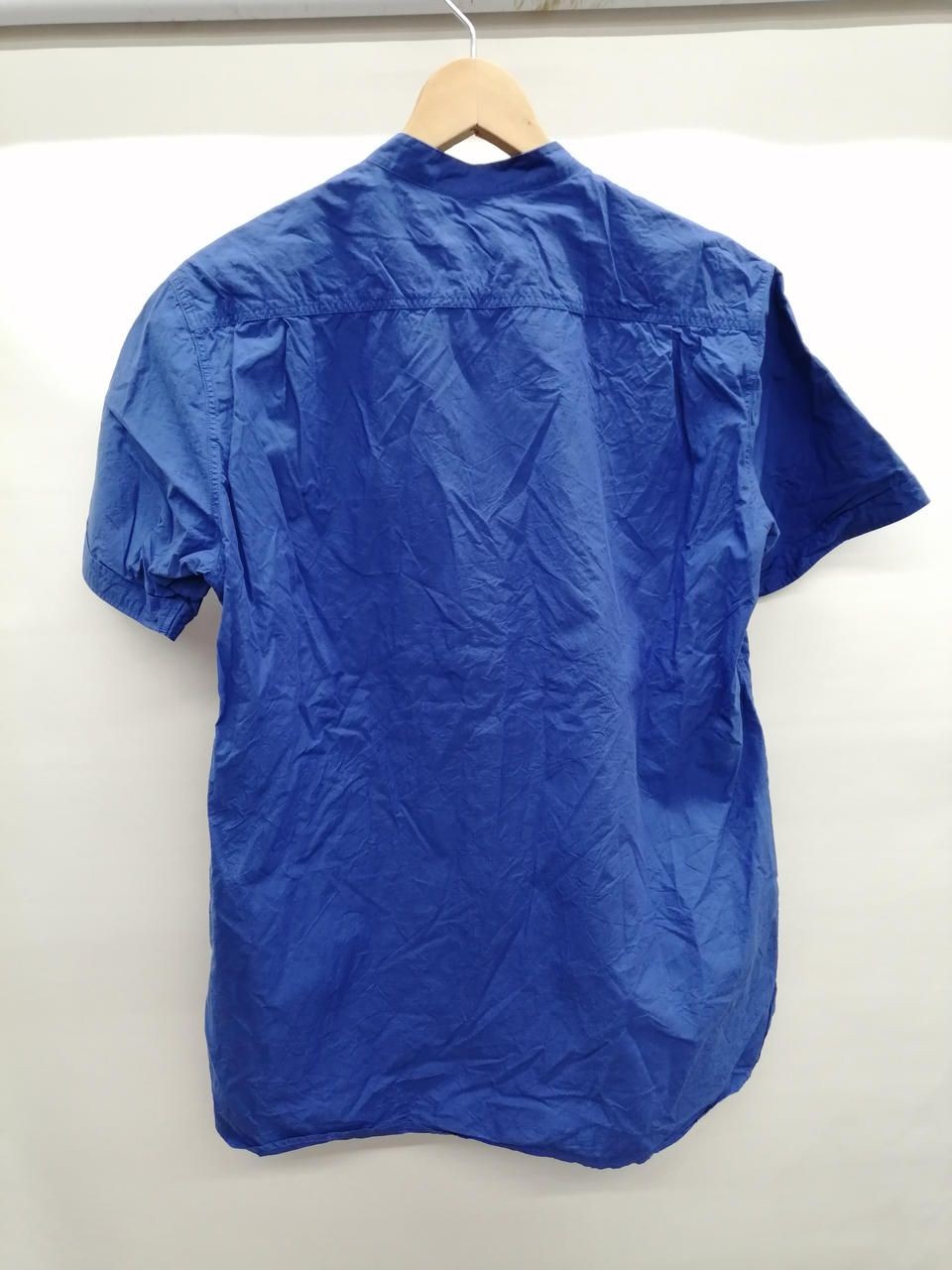 BLACK LABEL CRESTBRIDGE Short Sleeve Shirt Blu Used