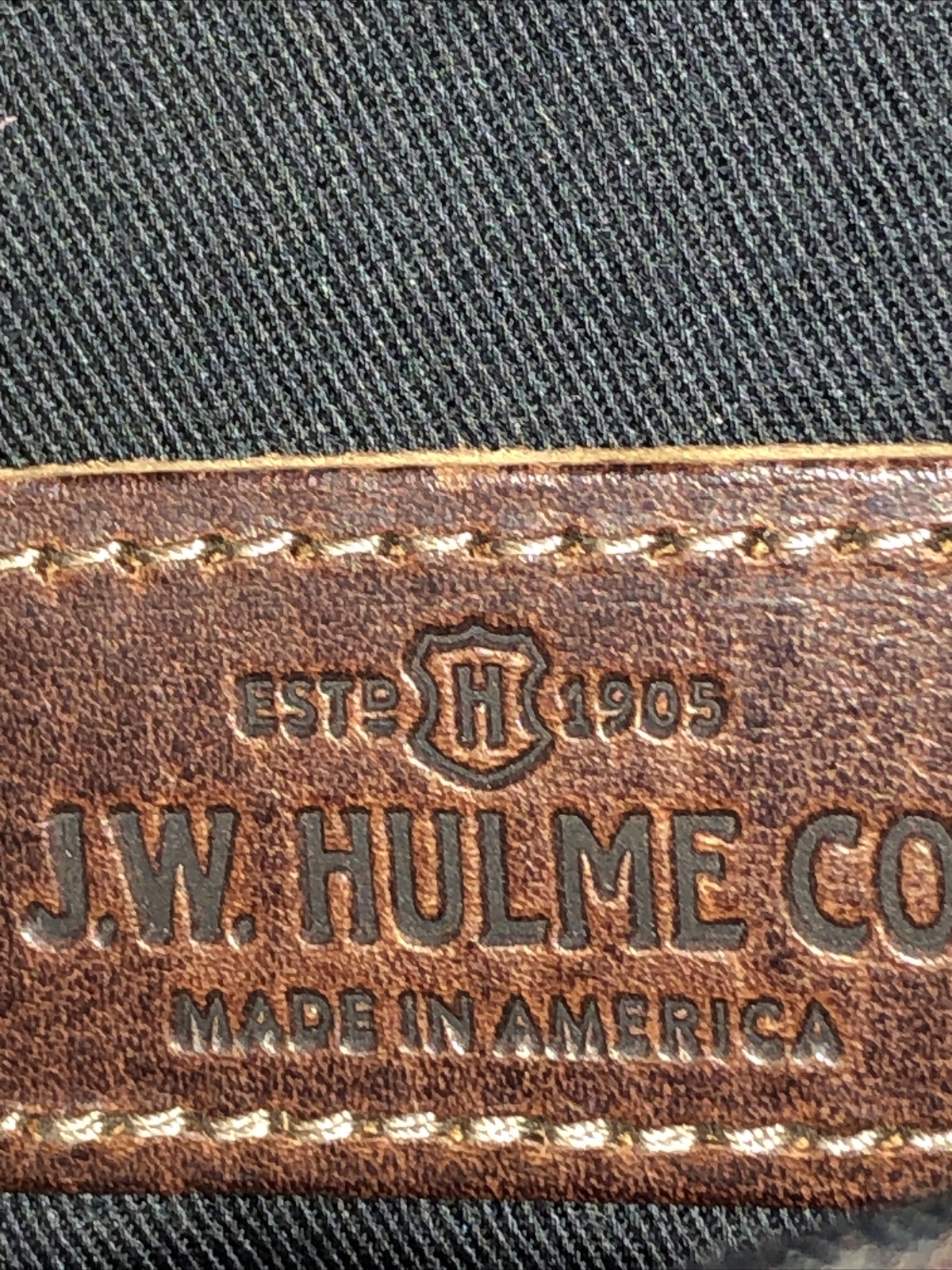 NEW VTG JW HULME Horween Concealed Carry Utility Pouch Limited Edition 9.5”X7”