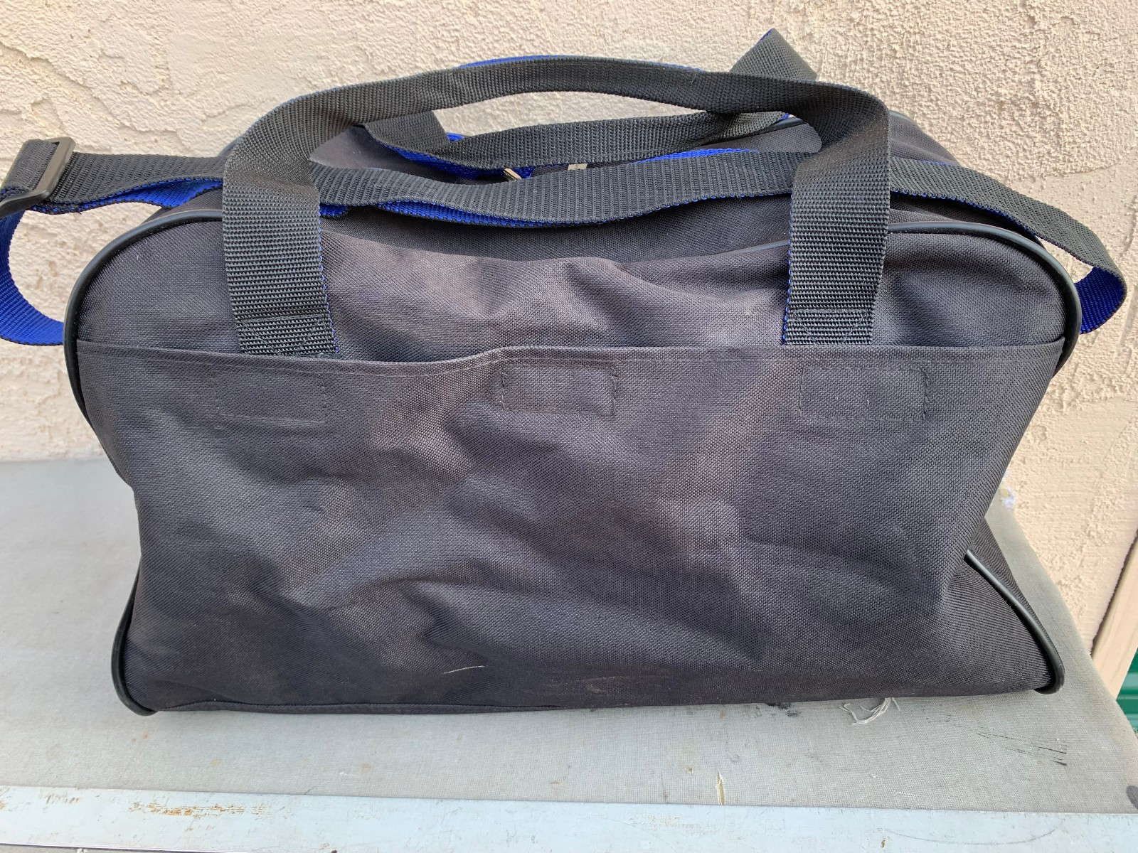 Pacific Beach,Nylon Workout,Camping,Travel Black Bag with 4 Pockets,19″x10″x10″