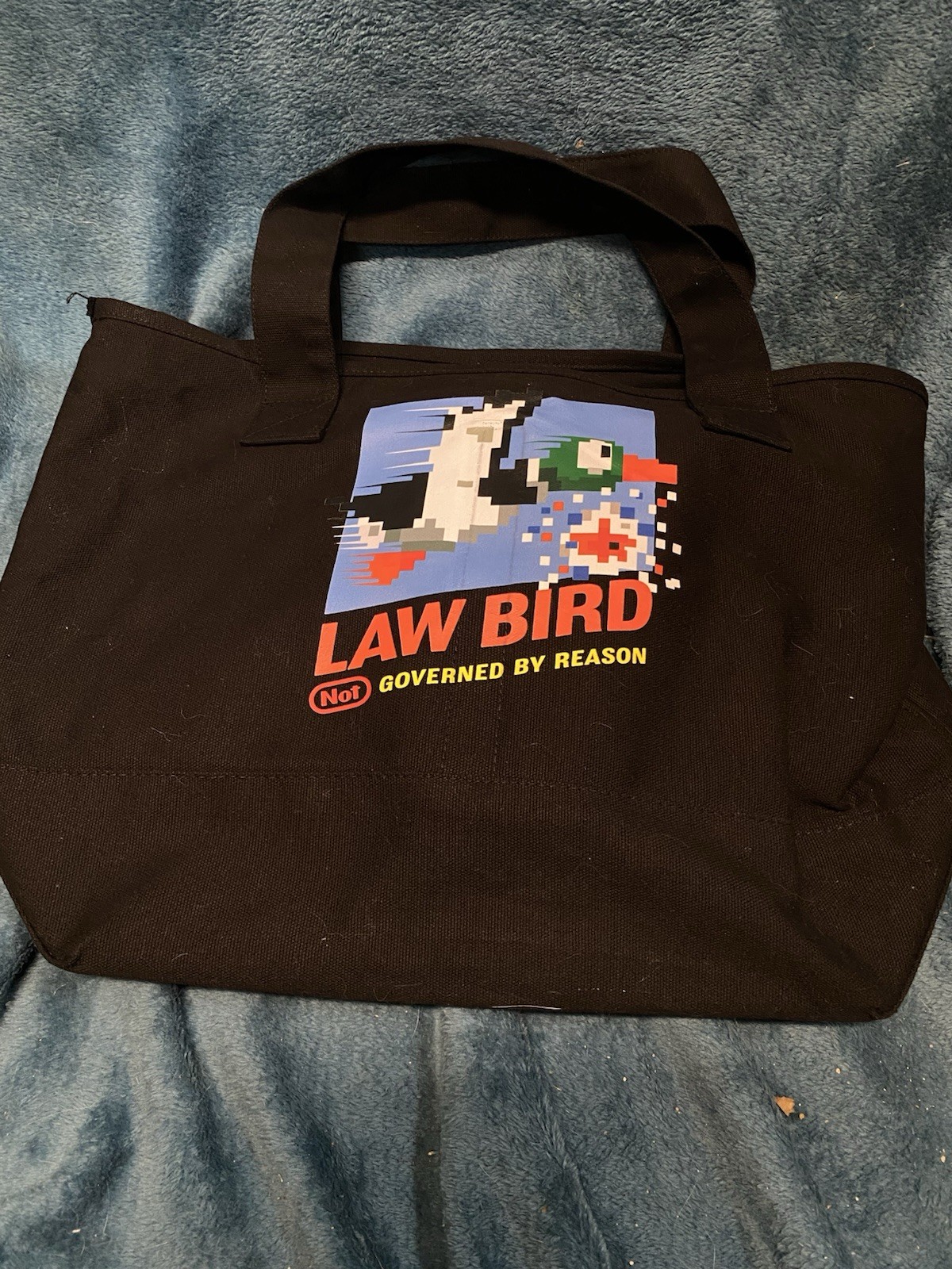 Duck Hunt Themed Tote Bag by Bag Edge