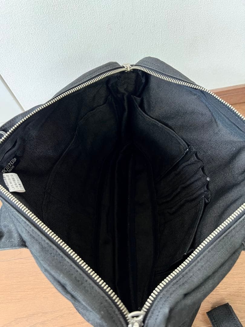 PORTER Yoshida & Co. SMOKY 2Way Briefcase Shoulder Bag Black Expandable Japan