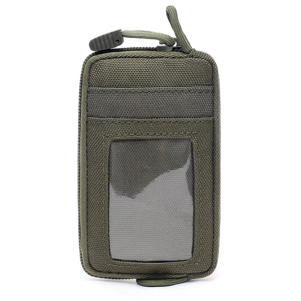 Outdoor Tactical Wallet Bag ID Card Key Holder Money Pouch Tool EDC Waist Bag