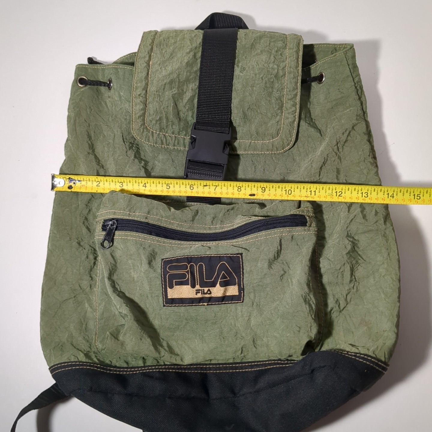Green Fila Backpack