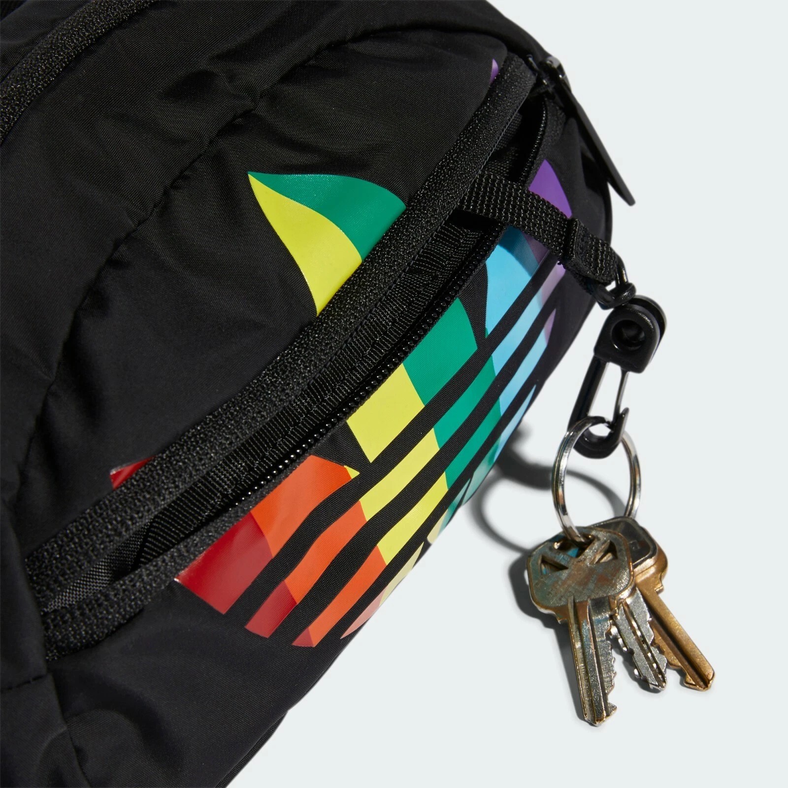 Adidas Gay Pride Be True LGBTQ Rainbow MultiColor Fanny Pack Hip Waist Bag