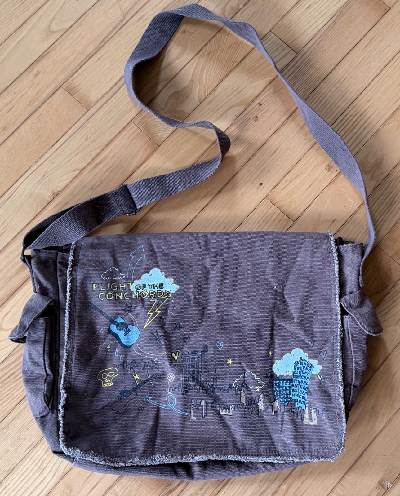 Rare FLIGHT OF THE CONCHORDS official HBO licensed Messenger Laptop Bag