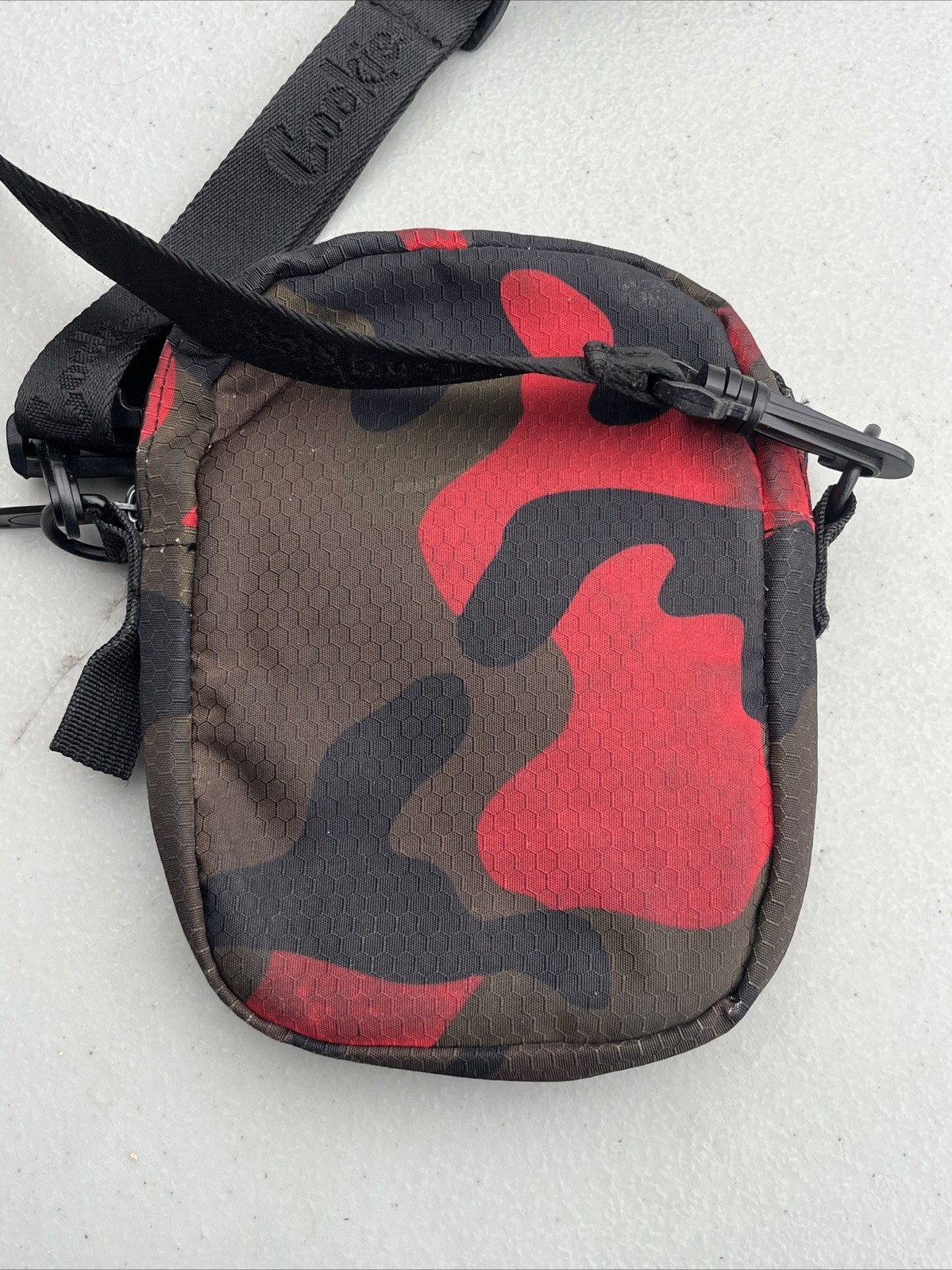Cookies Small Shoulder Bag Smell Proof double zipper Camouflage Camo