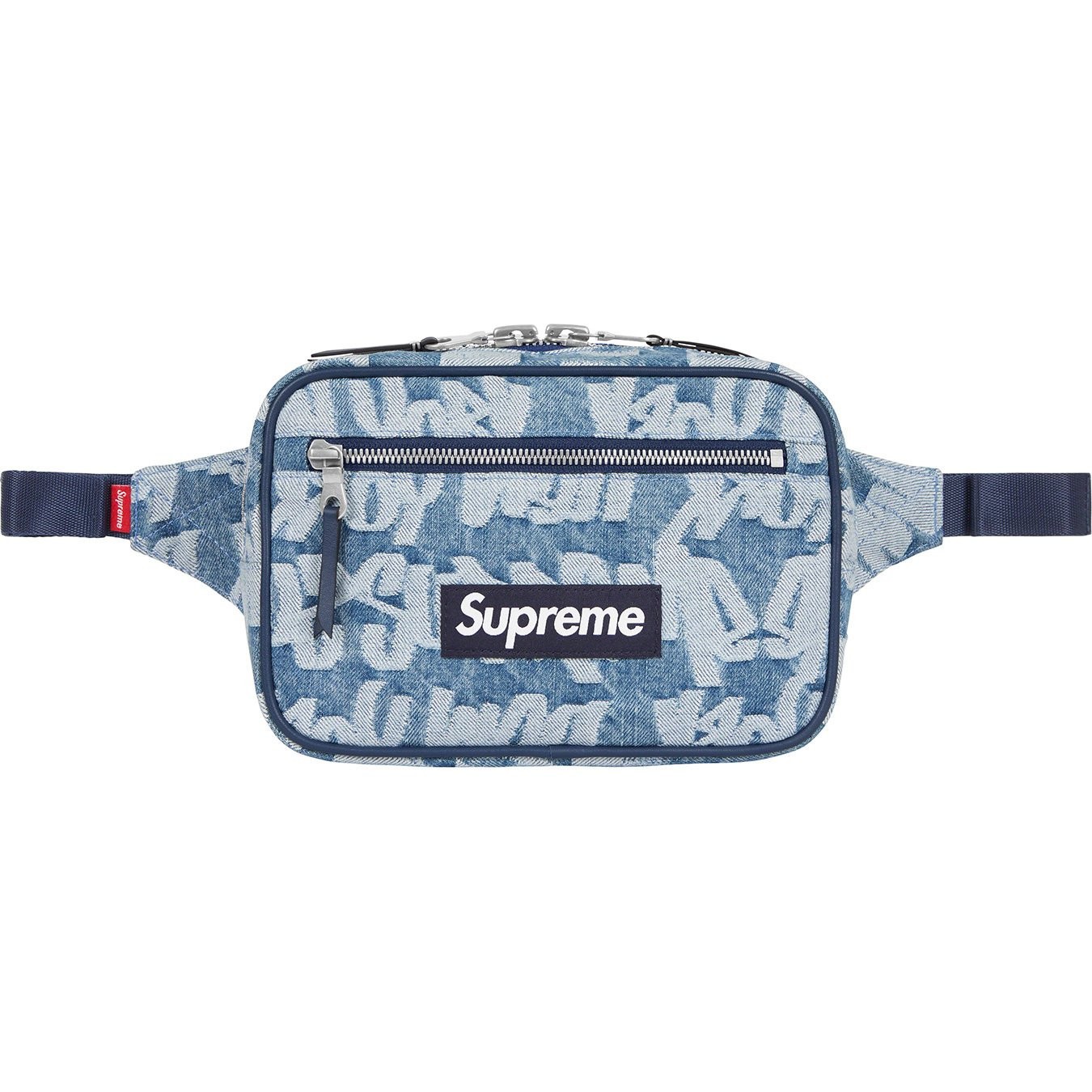 *SEALED* Supreme Fat Tip Jacquard Denim Waist Bag (SS22) Blue