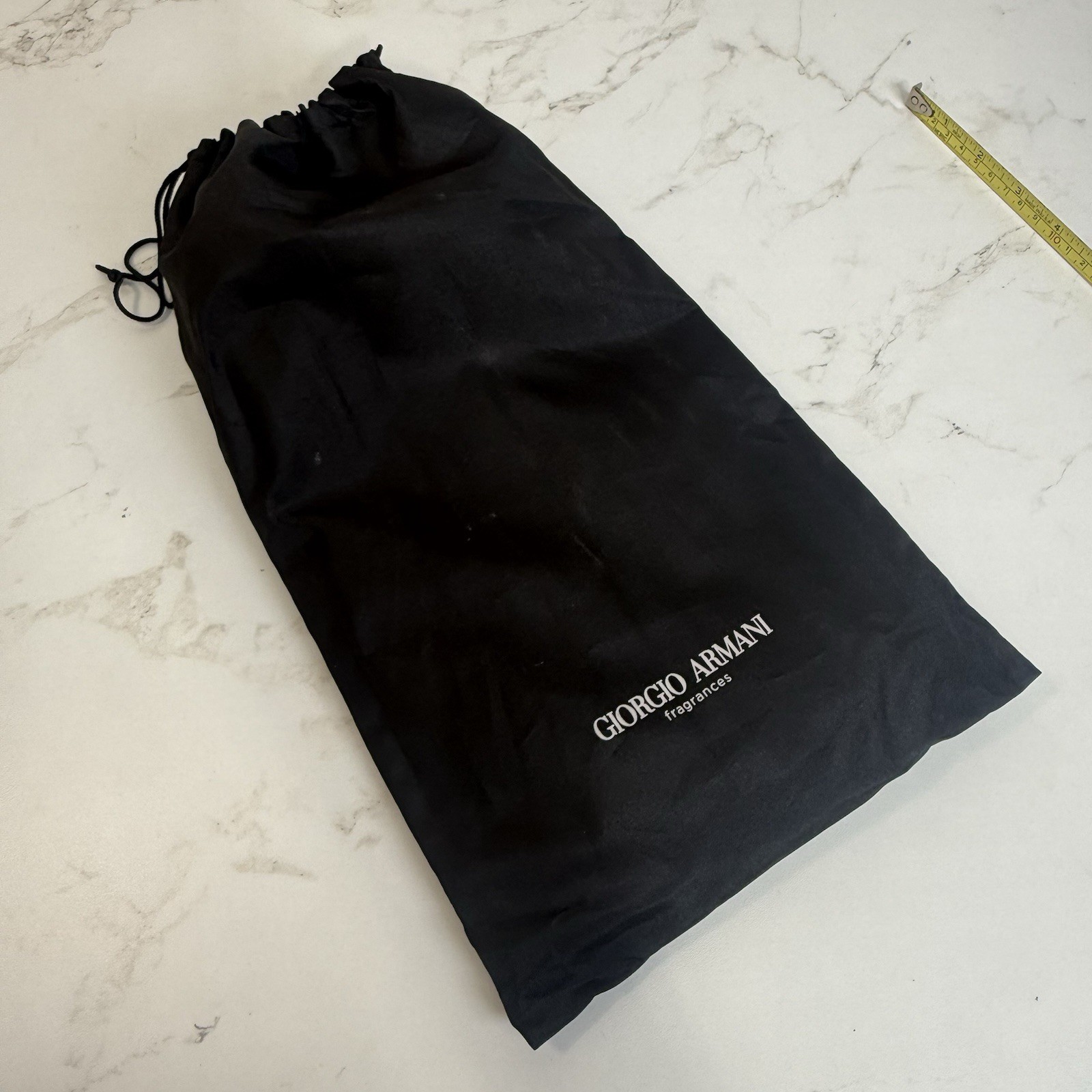 Giorgio Armani HANGING Toiletry Bag Travel make up Pouch Navy Blue New Dust Bag
