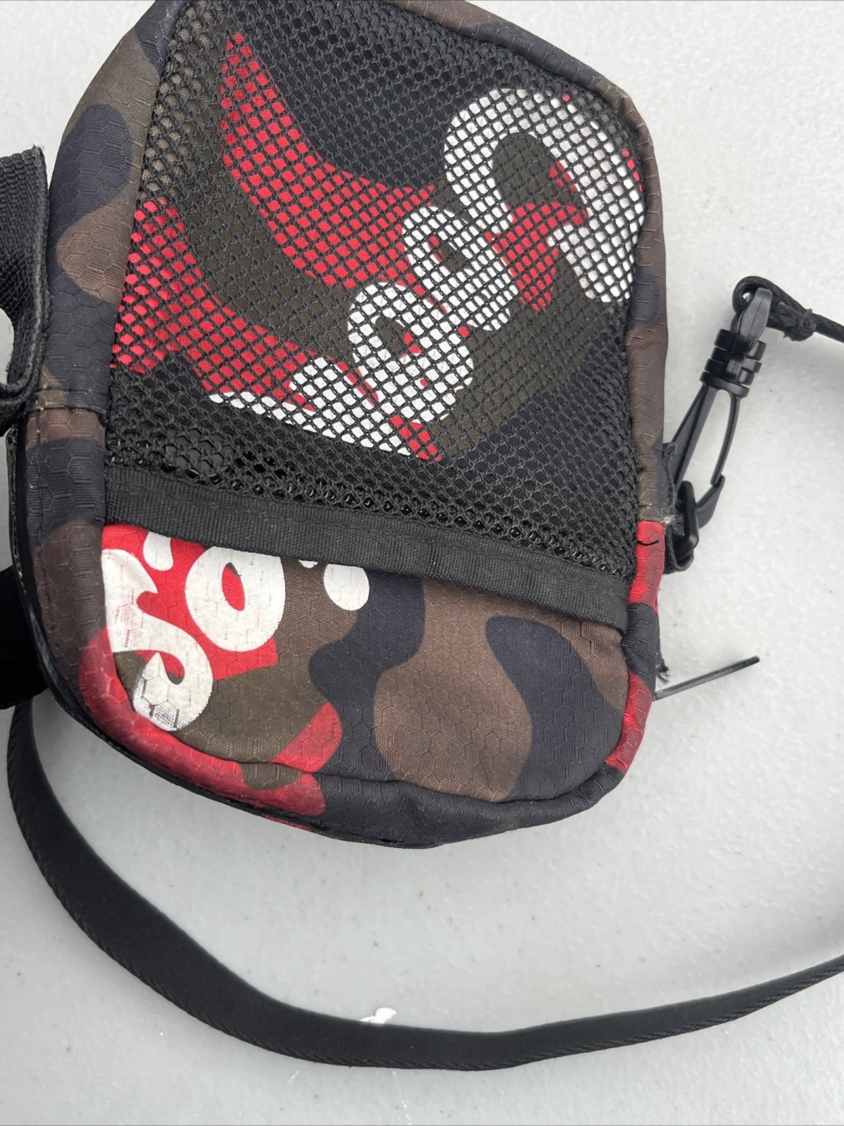 Cookies Small Shoulder Bag Smell Proof double zipper Camouflage Camo
