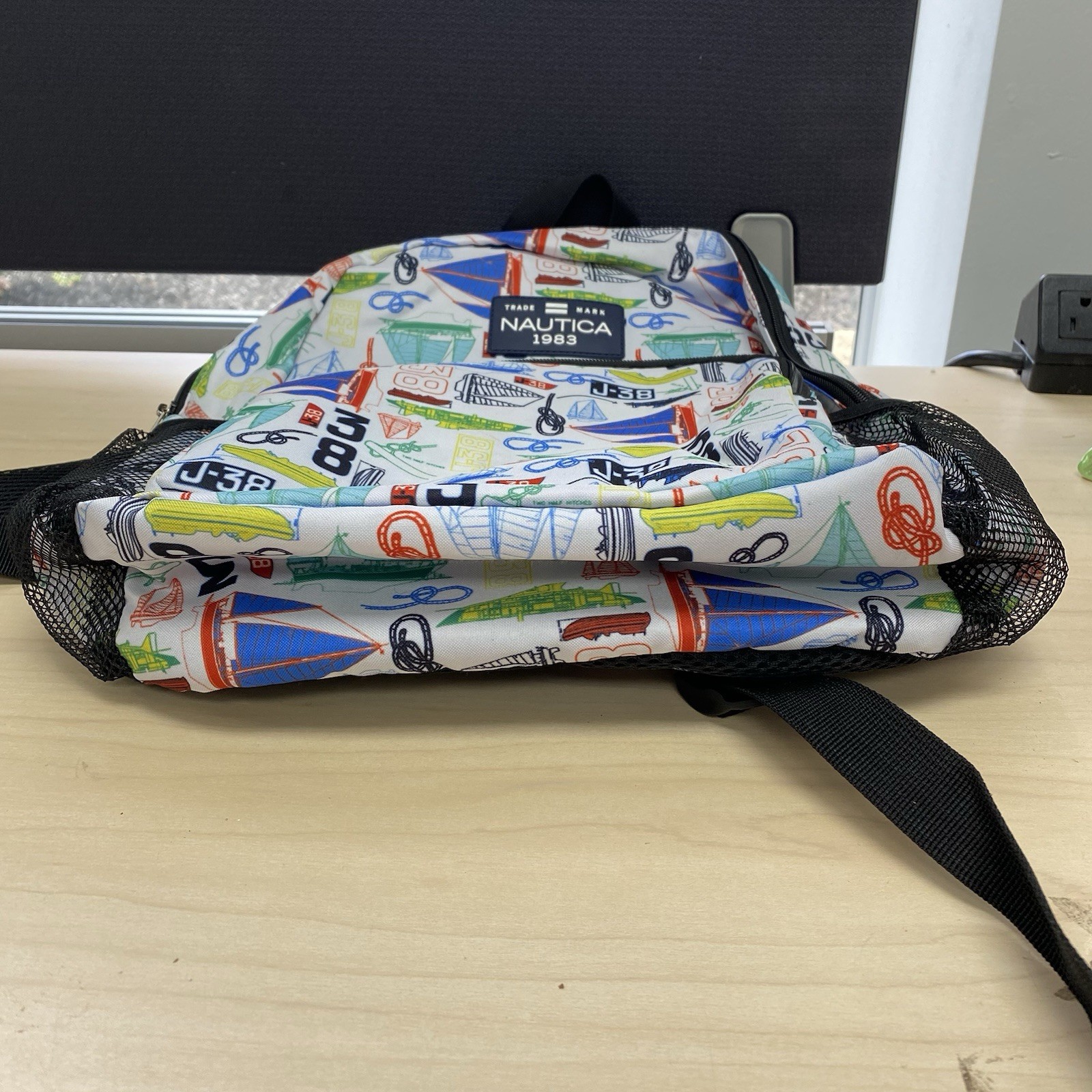 NWT Nautica 1983 Sailboat Backpack AOP All-over Print