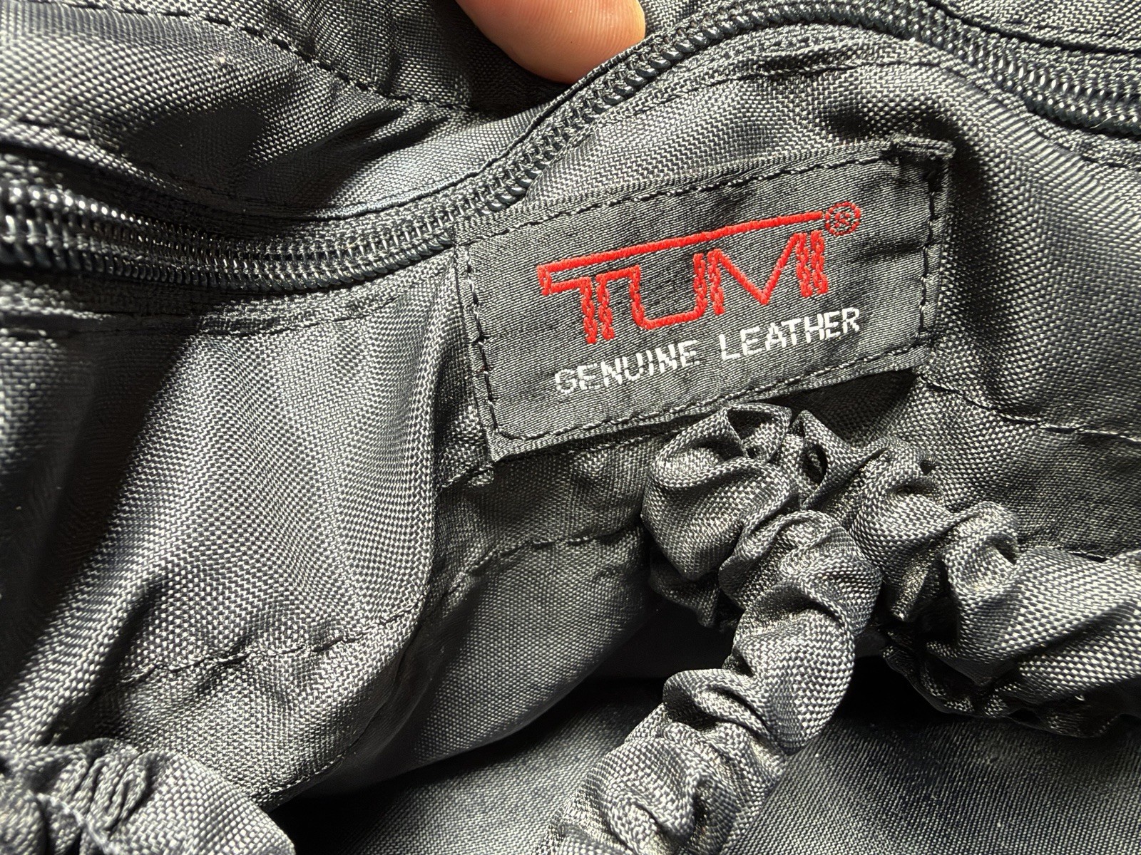 TUMI Black NAPA Leather Carry-On Travel Bag, 961D3 Super Soft & Very Strong