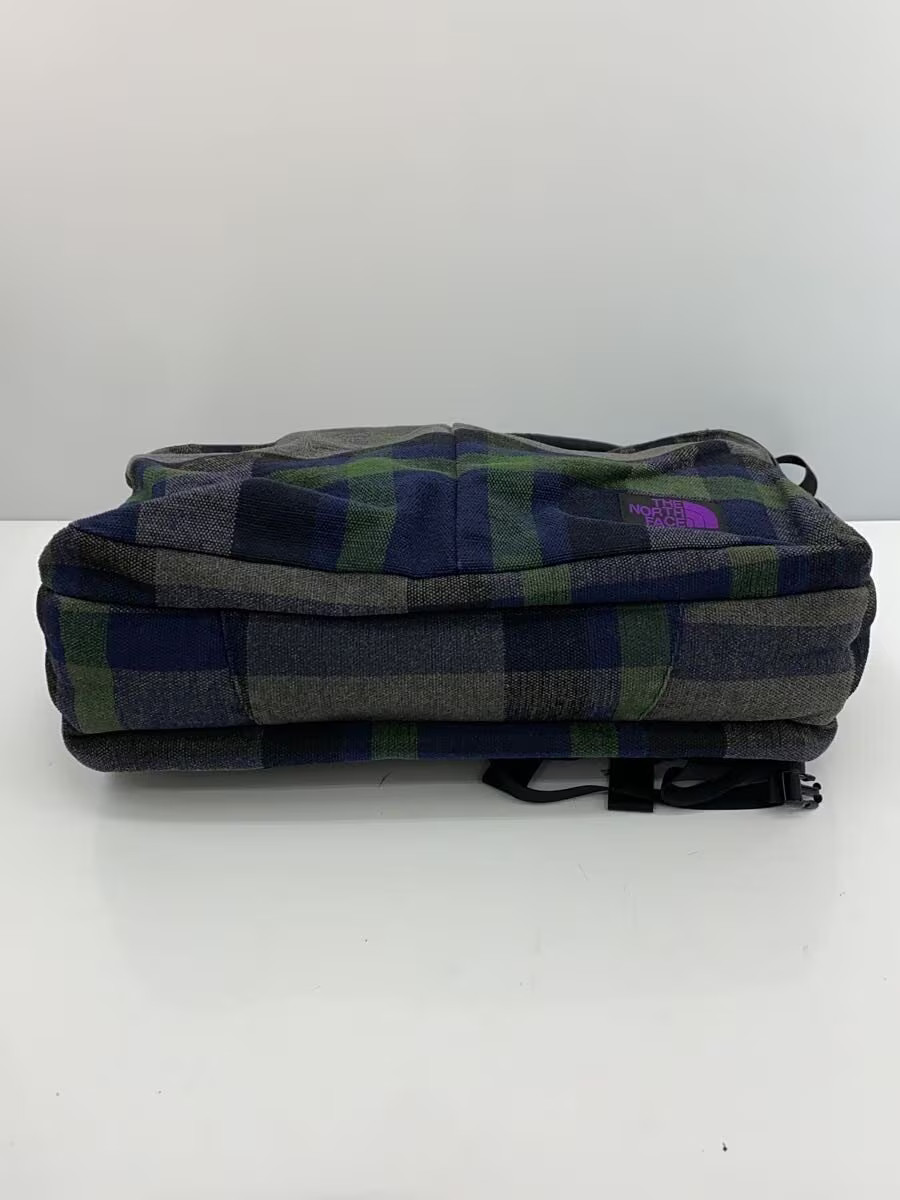 THE NORTH FACE PURPLE LABEL Shoulder Bag, Acrylic, Gray Check, NN7881N