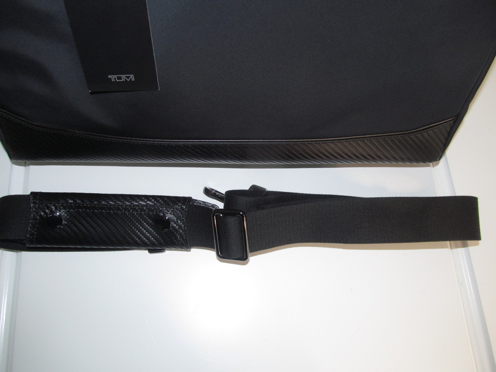 TUMI Eastshore Executive Black Nylon-Leather 14″ Laptop Sleeve Brief Carbon, NWT