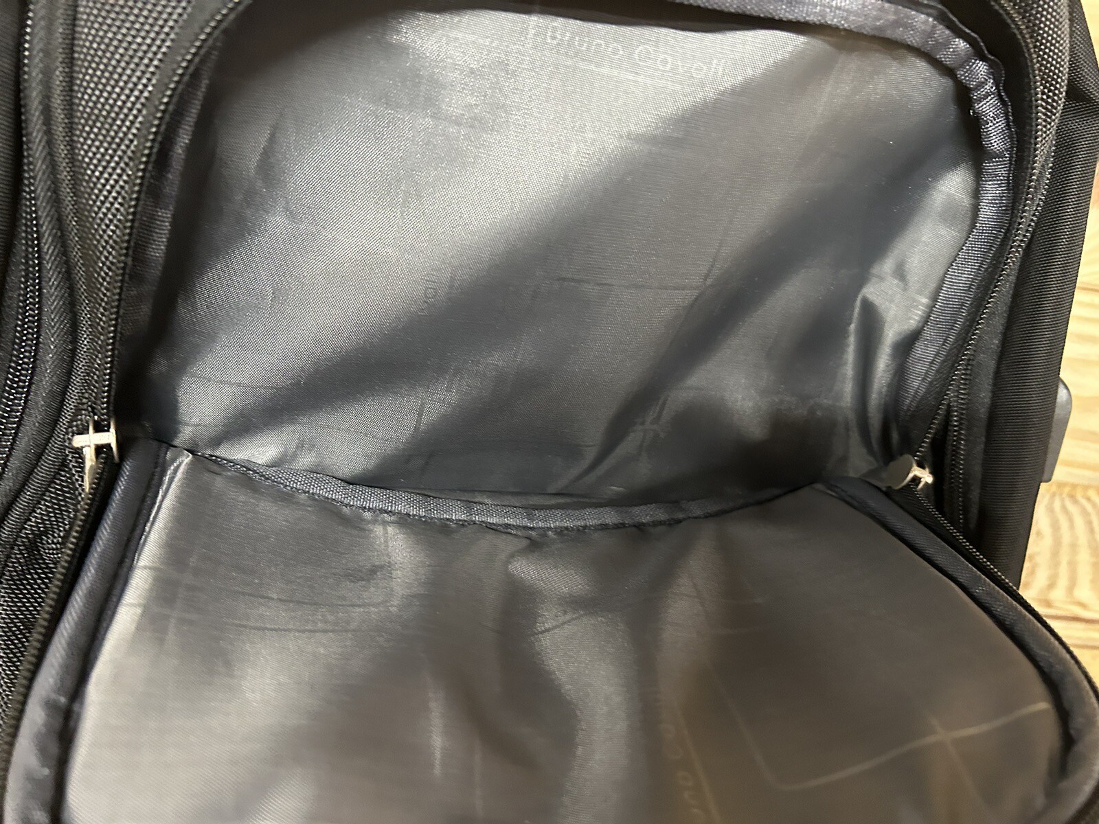 Bruno Cavalli Laptop Bag USB Charging Backpack, 15.6 Inch Laptop, Black