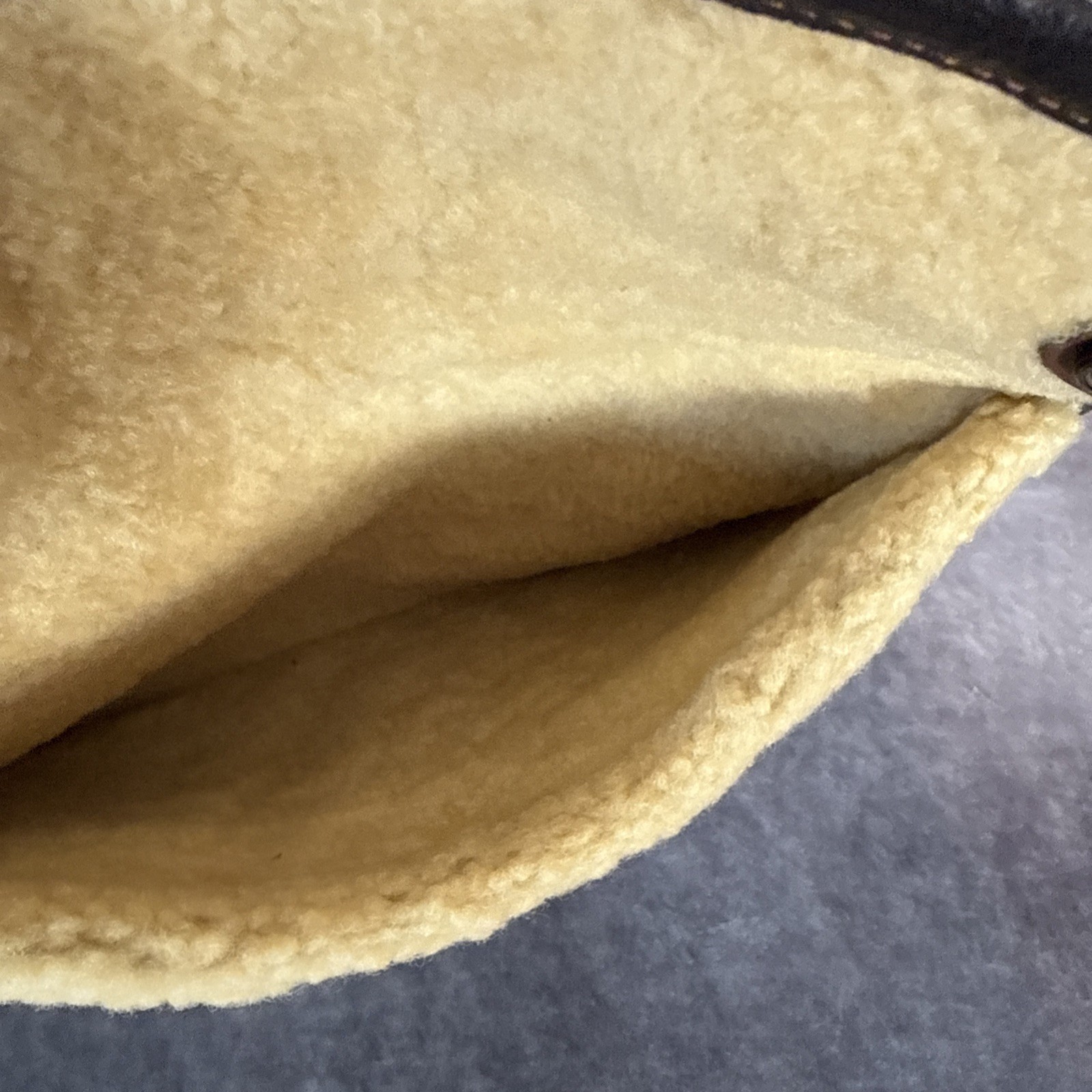 GRAIL! RRL Double RL Crackle Leather Shearling Pouch WWII Bomber (Case #2)
