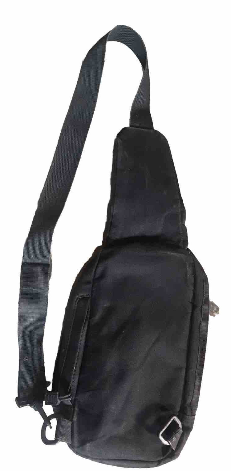 Highland Tactical Sling Bag Black 12″ x 8″ x 2.5″ Nice
