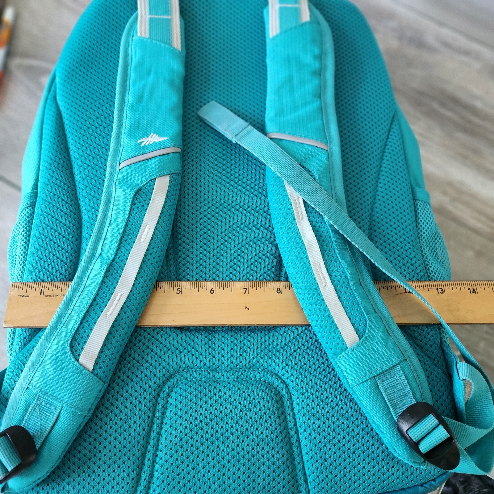 High Sierra Unisex Riprap Water Repellent Everyday Laptop Backpack Aqua Blue