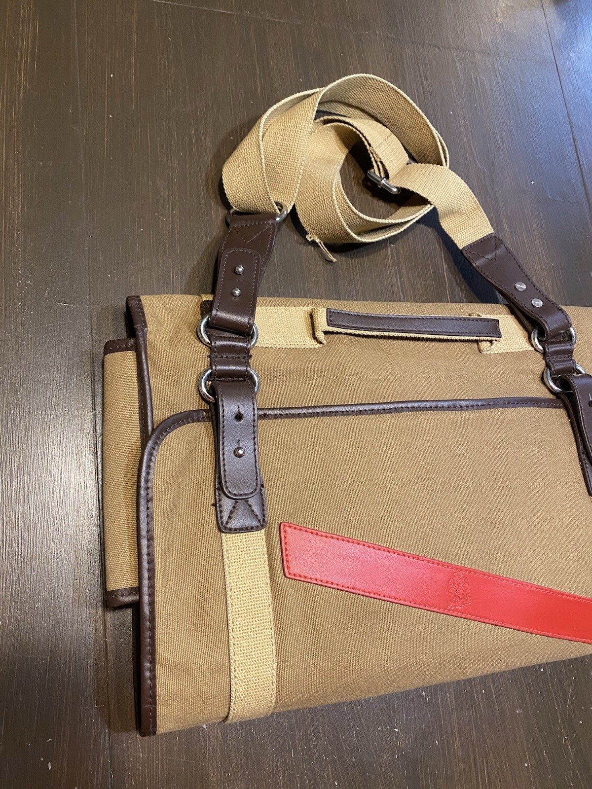 G.H. Mumm Champagne Canvas and Leather Expedition Kit By Bill Amberg