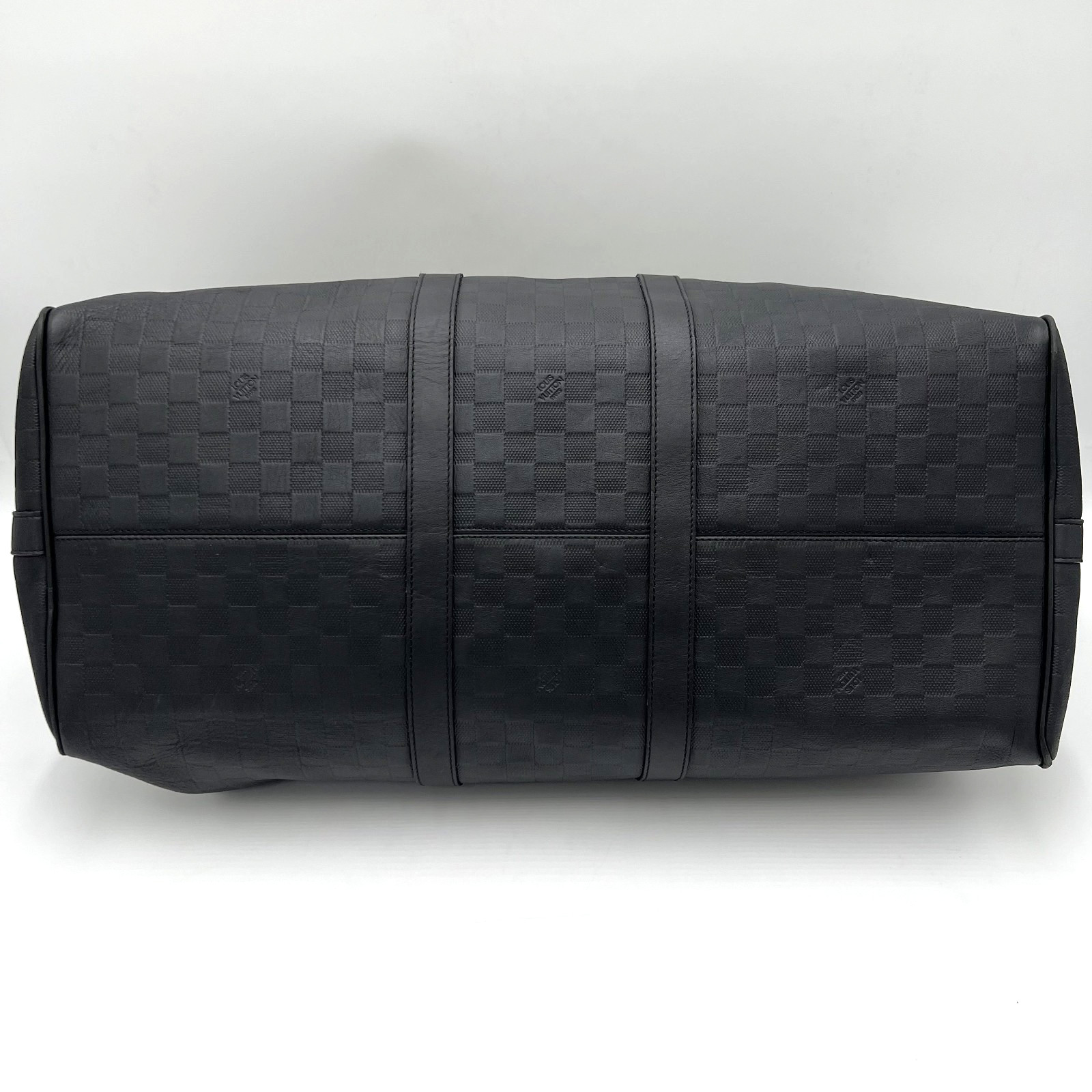 Louis Vuitton Damier Infini Keepall Bandouliere 55 Travel Bag 2way N41144 Auth