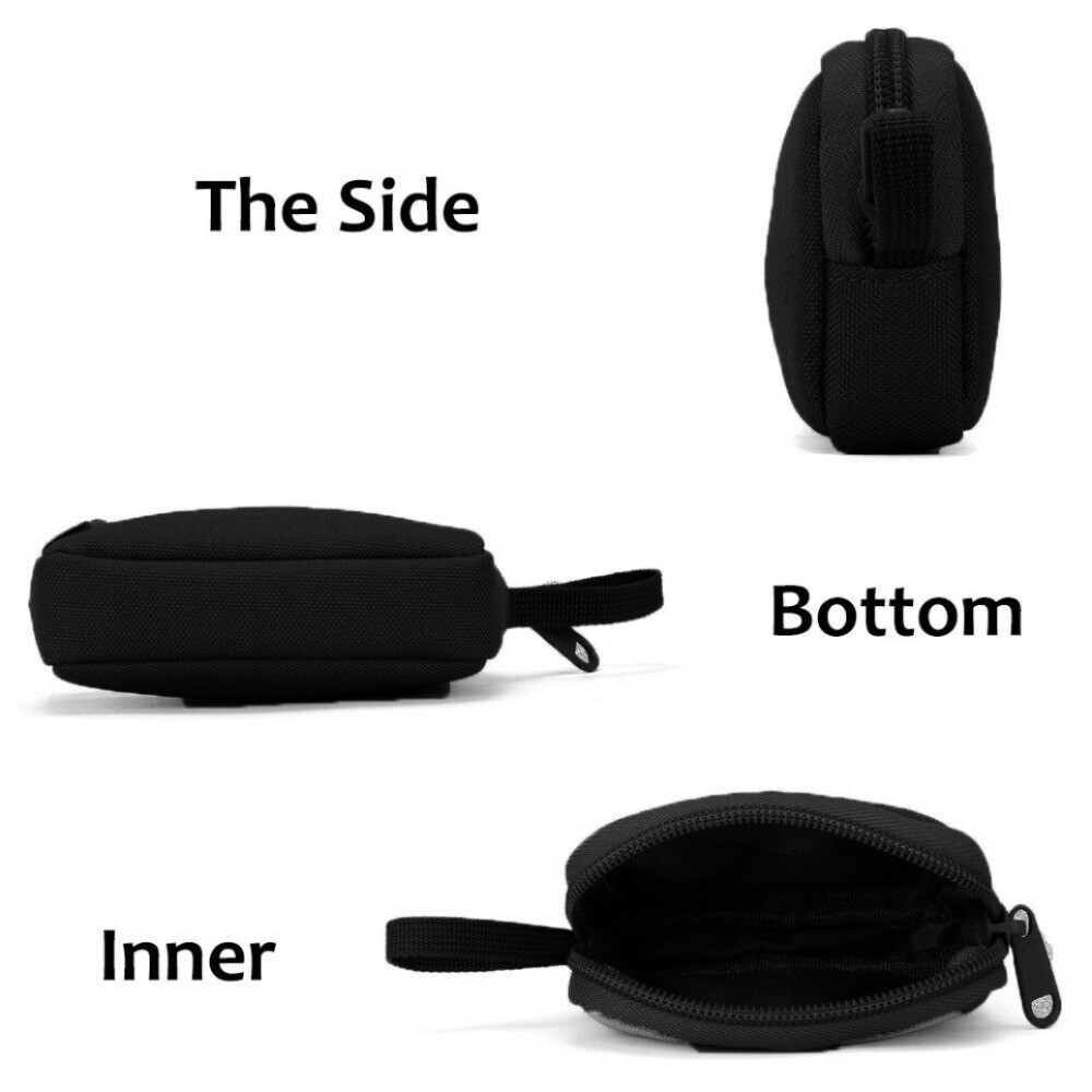 Tactical Mini Black Pouch EDC Utility Belt Waist Bag Tool Gadget Organizer Pack