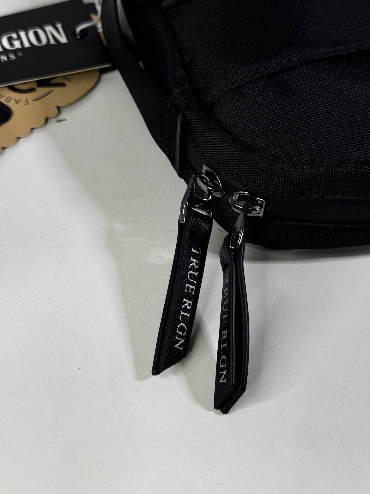 True Religion Tech Kit Small Travel Cable Toiletry Bag Black NWT NEW RARE