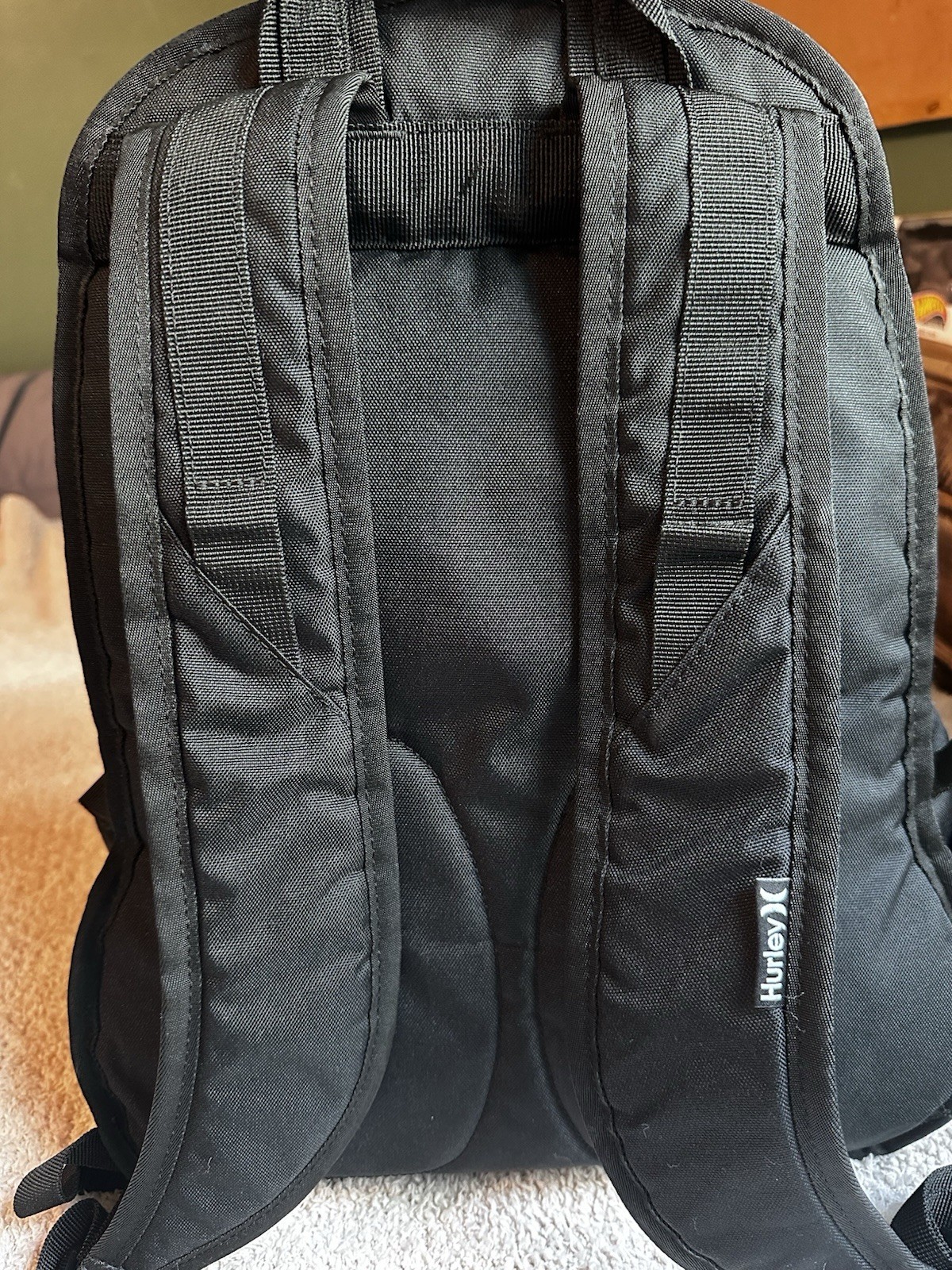 Hurley Colorful Honor Role Backpack School Skateboard Book Bag Gym Bag Carryon