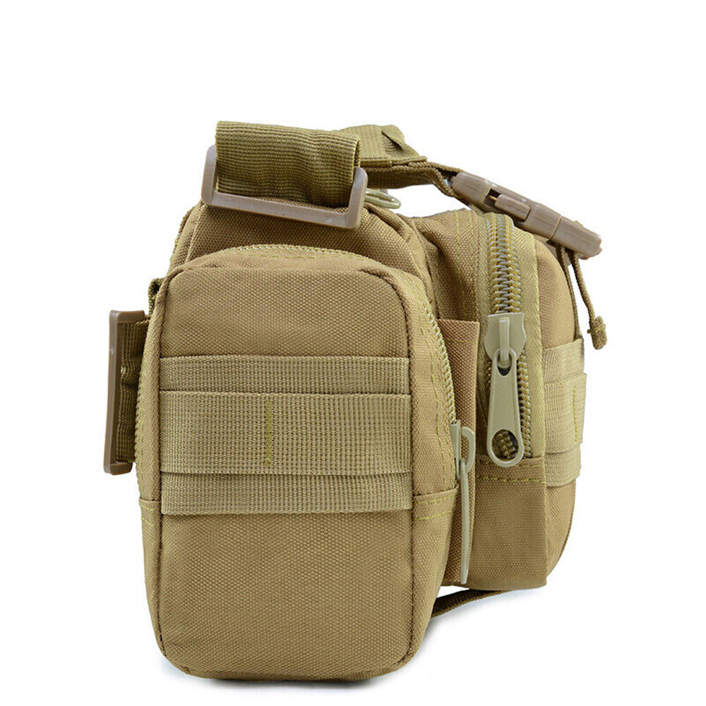 Outdoor Military Tactical Backpack Waist Pack Bag Molle Camping Hiking Pouch