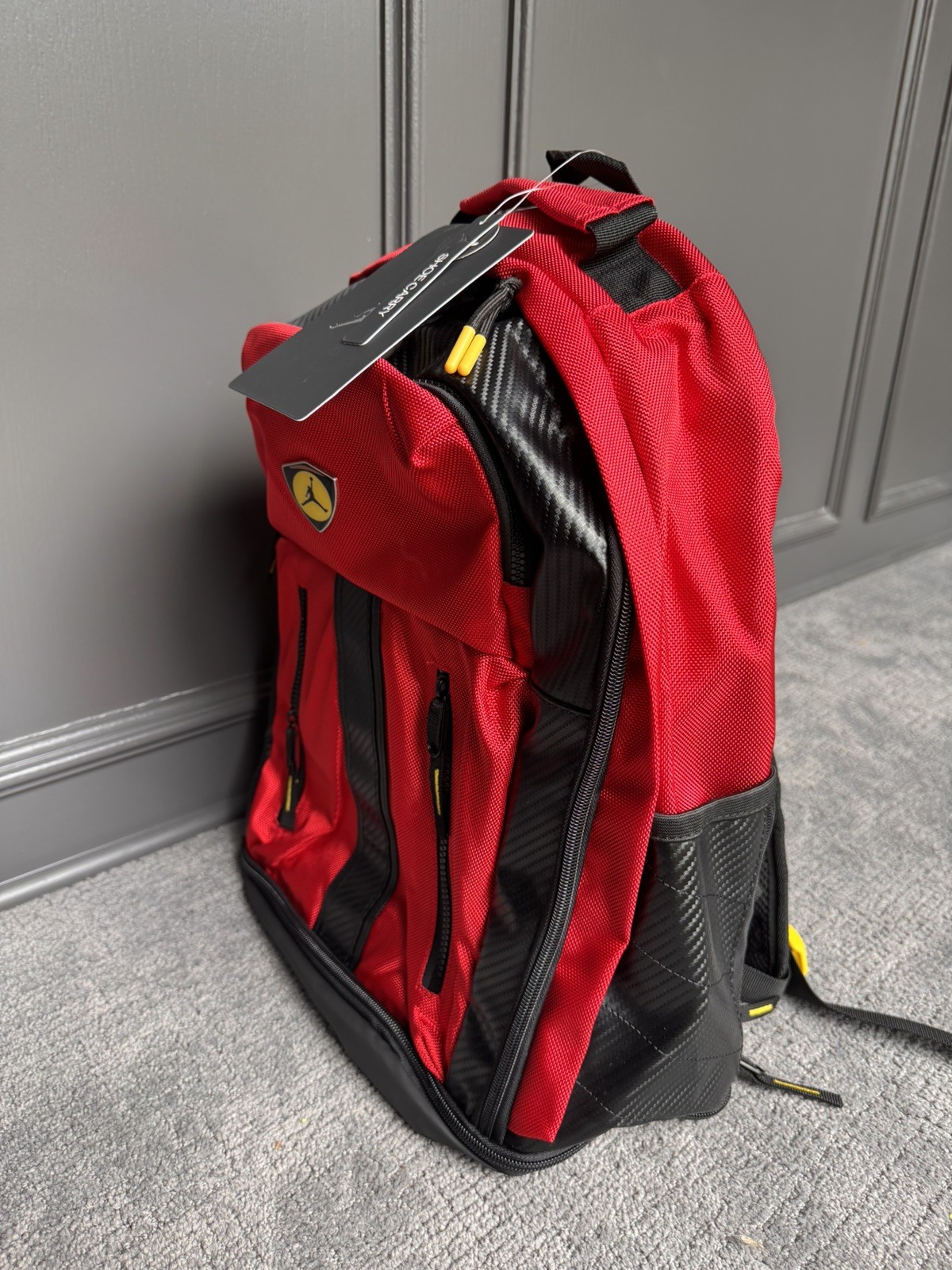 Air Jordan Moto Backpack Red & Black Size L [9A0618-U10]