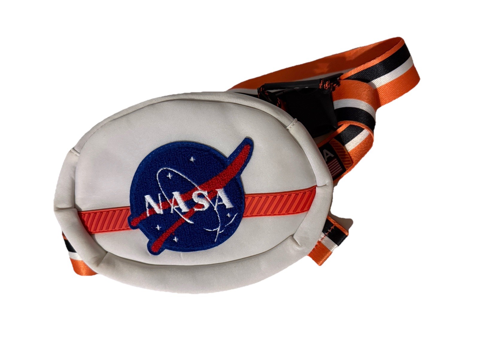 NWT DISCONTINUED Hudson NASA Waist Pouch Crossbody Bag Fanny Pack white A13
