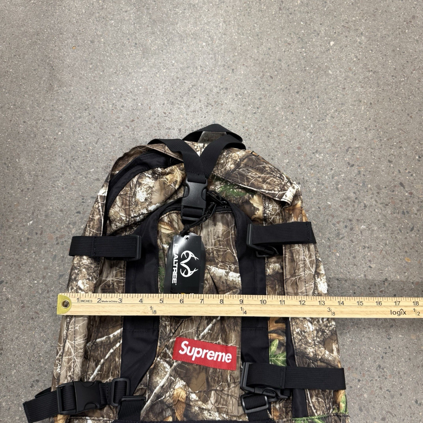 Supreme x Realtree Camo Backpack Bag Cordura Fabric Box Logo
