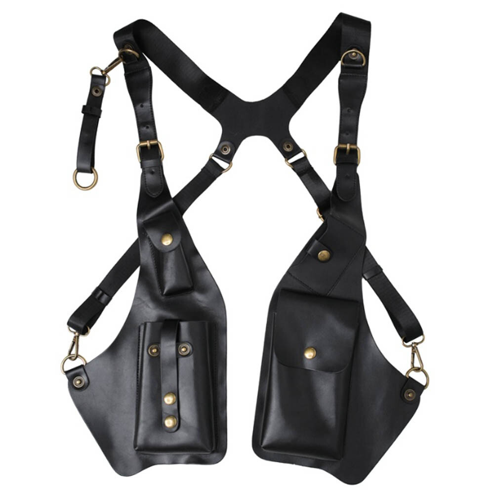 1X Adjustable Anti-Theft Underarm Shoulder Bag PU Leather Wallet Holster Bag USA