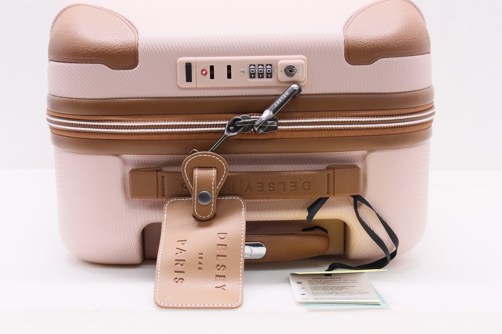 DELSEY PARIS Chatelet Air 2.0 Hardside Luggage with Spinner Wheels Light Pink
