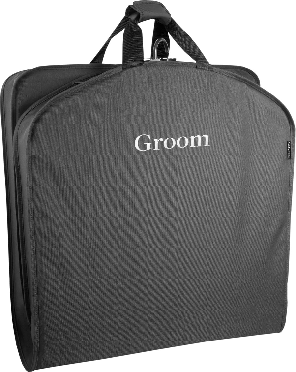 WallyBags 40″ Deluxe Groom Tux and Suit Travel Garment Bag Black-G3 One Size U1