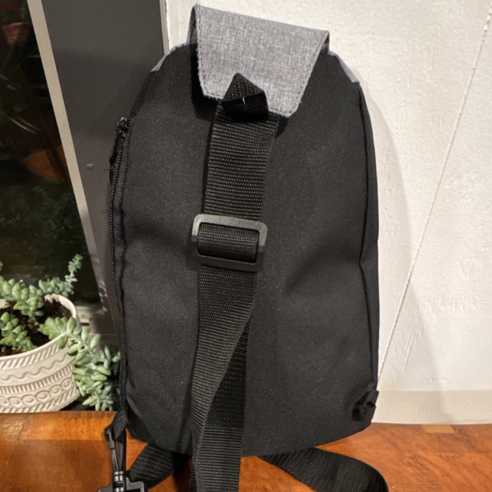 PUMA Evercat Sidewall Sling Backpack Adjustable Strap Zip Closure Sports Casual