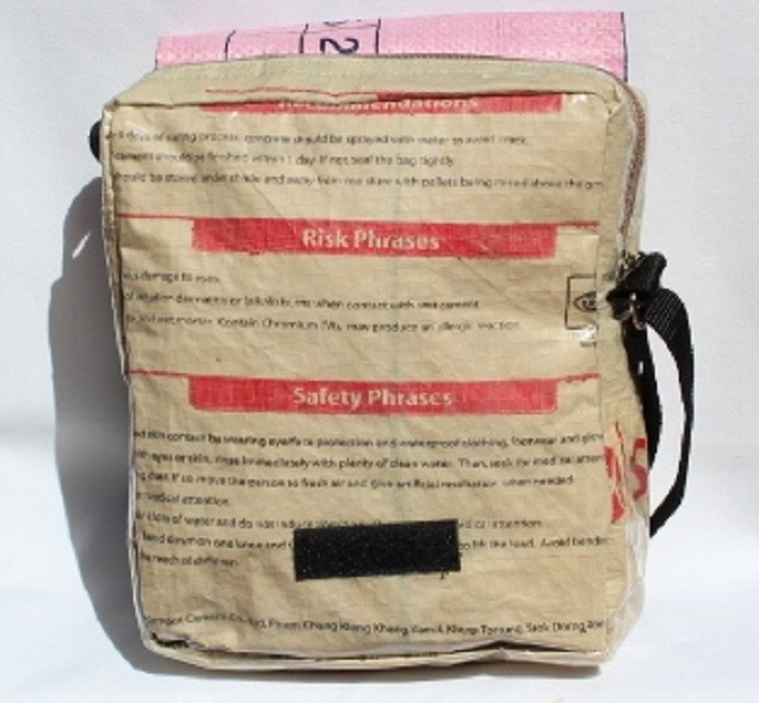 Elephant Brand Recycled Deluxe Small Messenger Bags made in Cambodia! Fair Trade