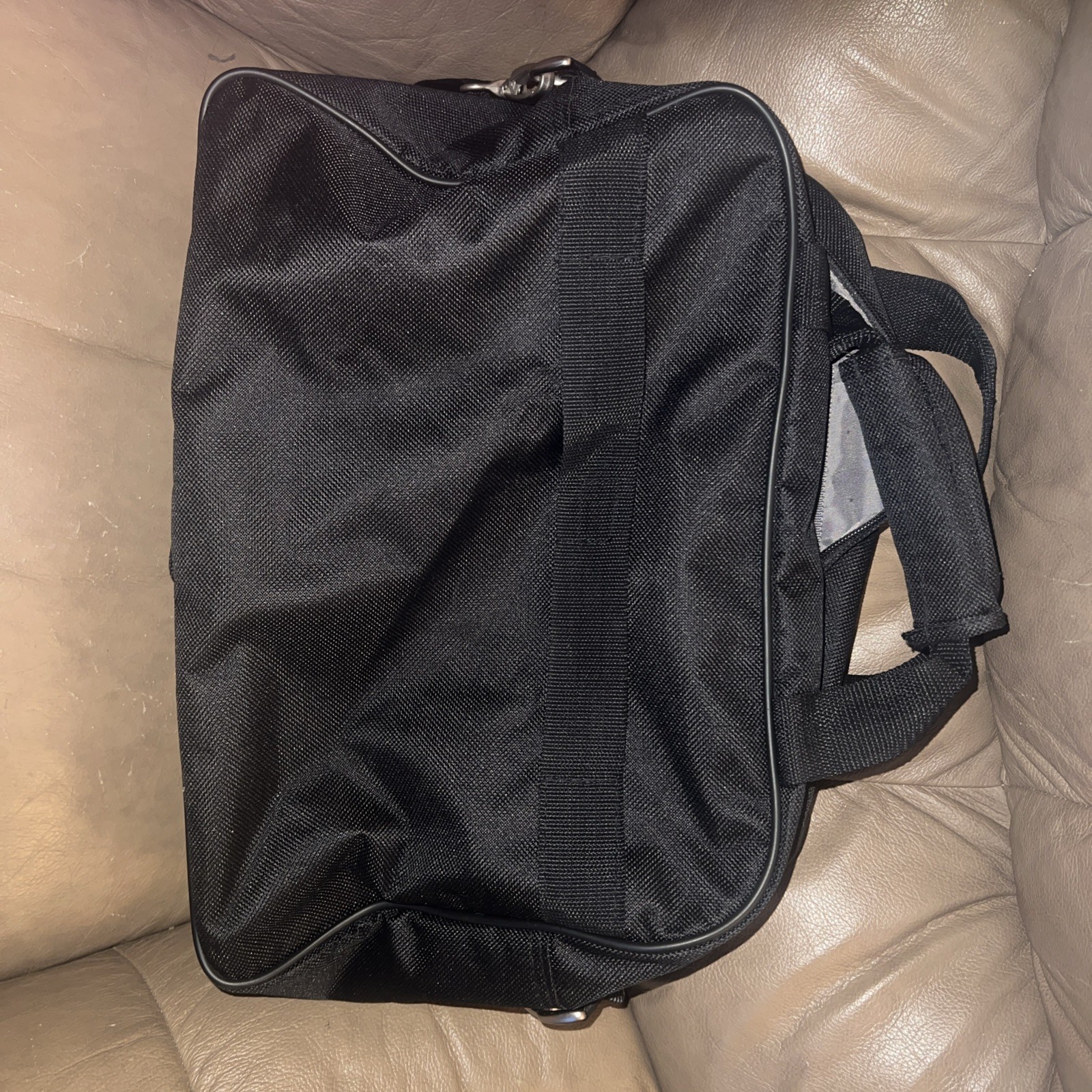 Jeep Authentic Messenger Bag Black Tool Equipment Shoulder Carry Bag Satchel Zip
