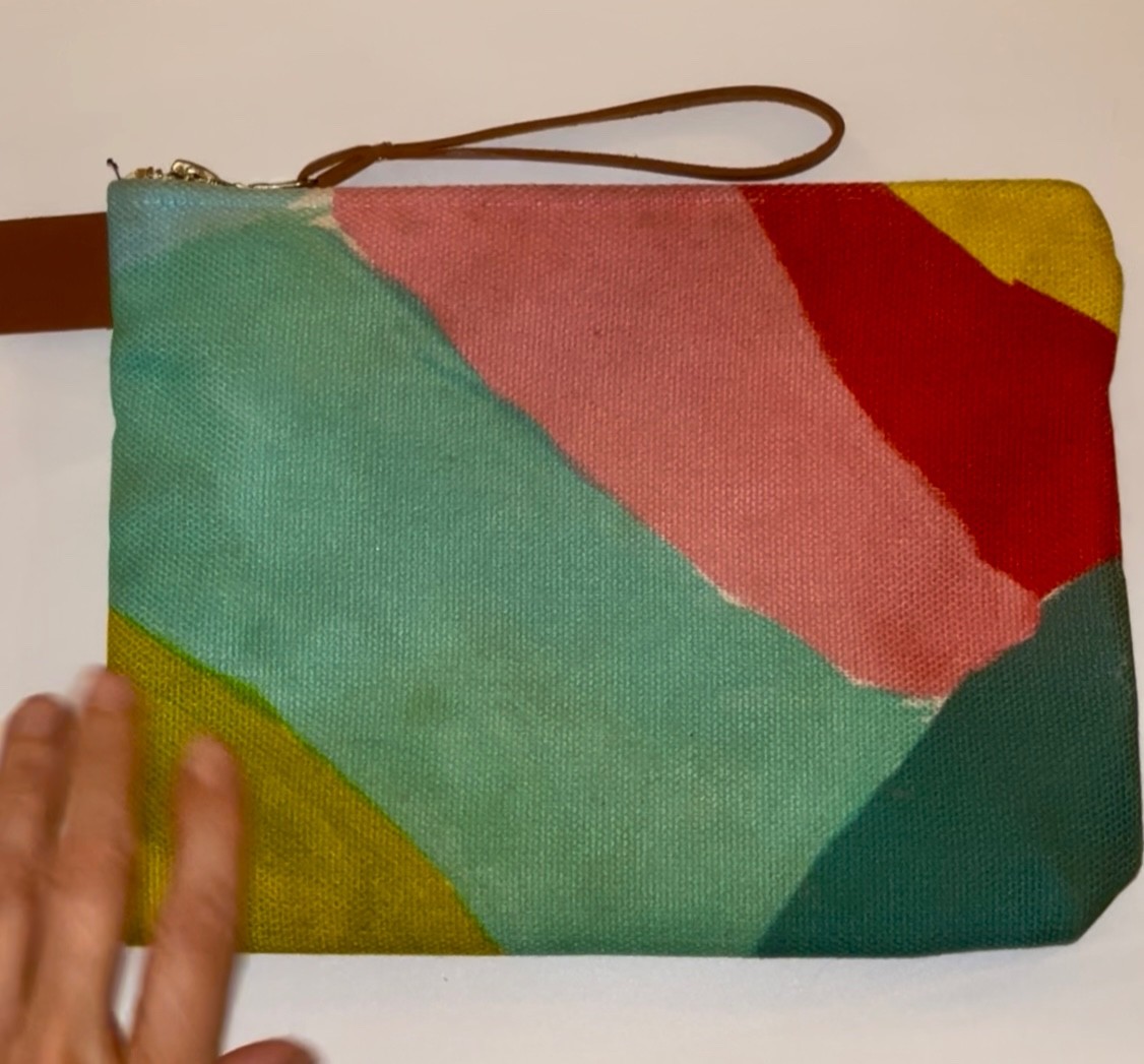 10”x8”Colorful Canvas Pouch by Envision, Made in the Great White North, Canada.
