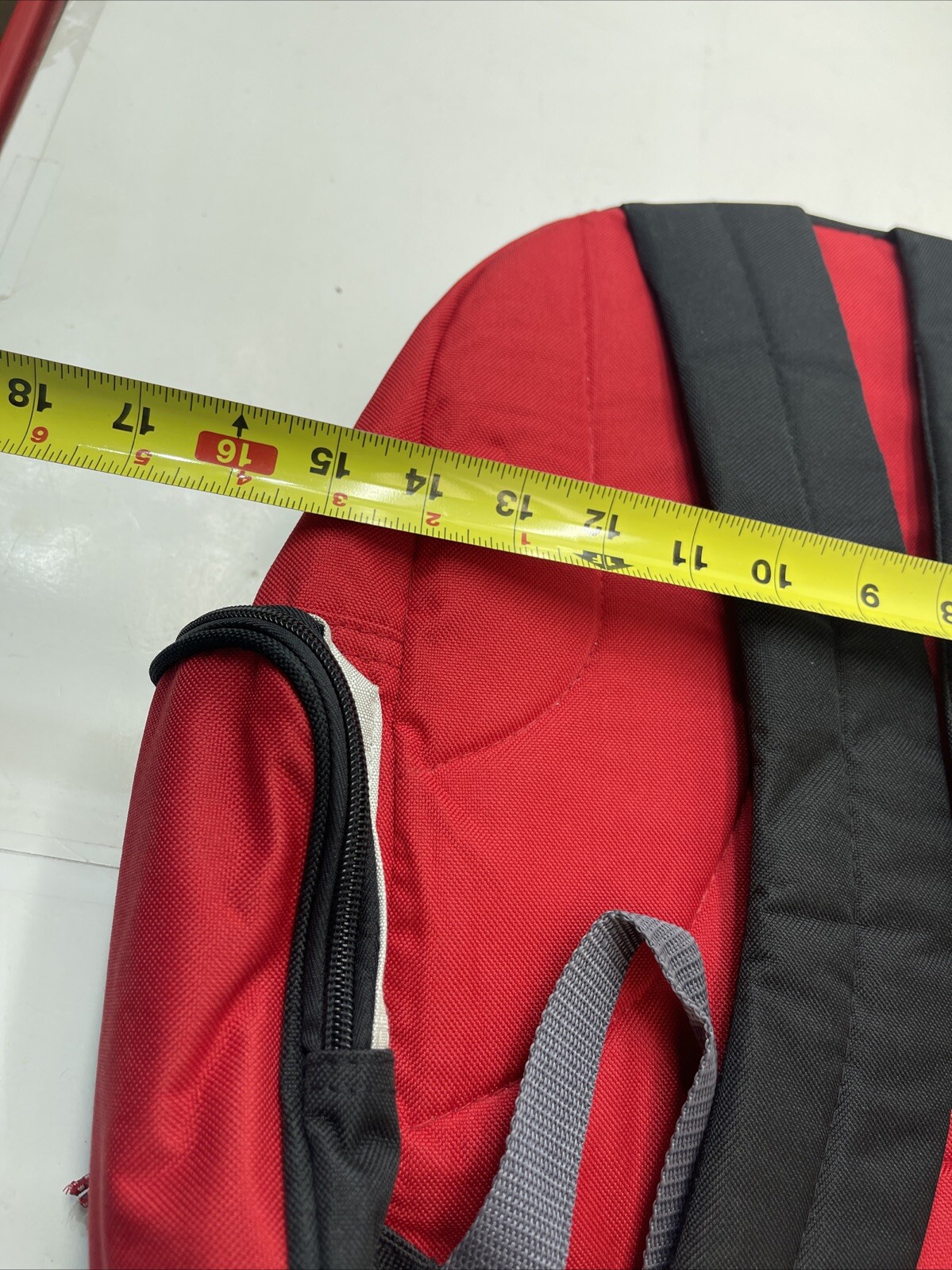 Trailmaker Backpack Classic Lightweight Travel 16.5″ Bookbag Red Black New