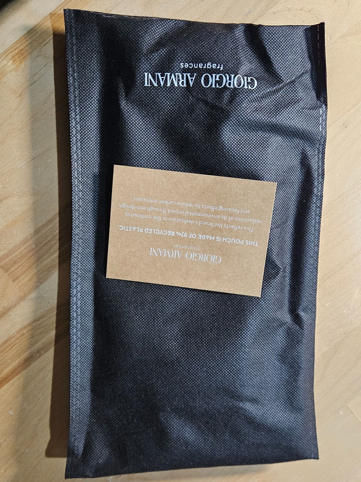 Giorgio Armani Man Pouch Navy Hanging Bag Travel Toiletry Case NEW #J4-1