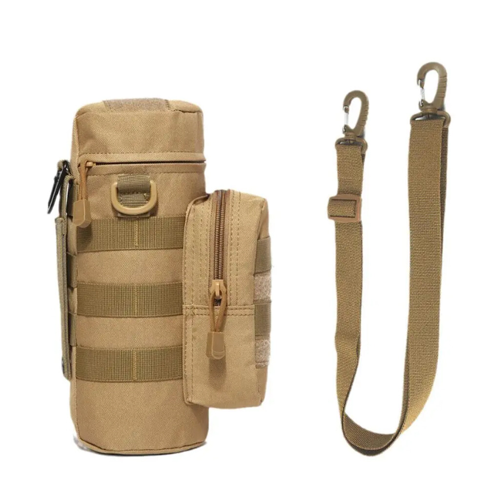 Tactical Molle Water Bottle Holder Carrier Sling Bag with Phone Pocket Crossbody