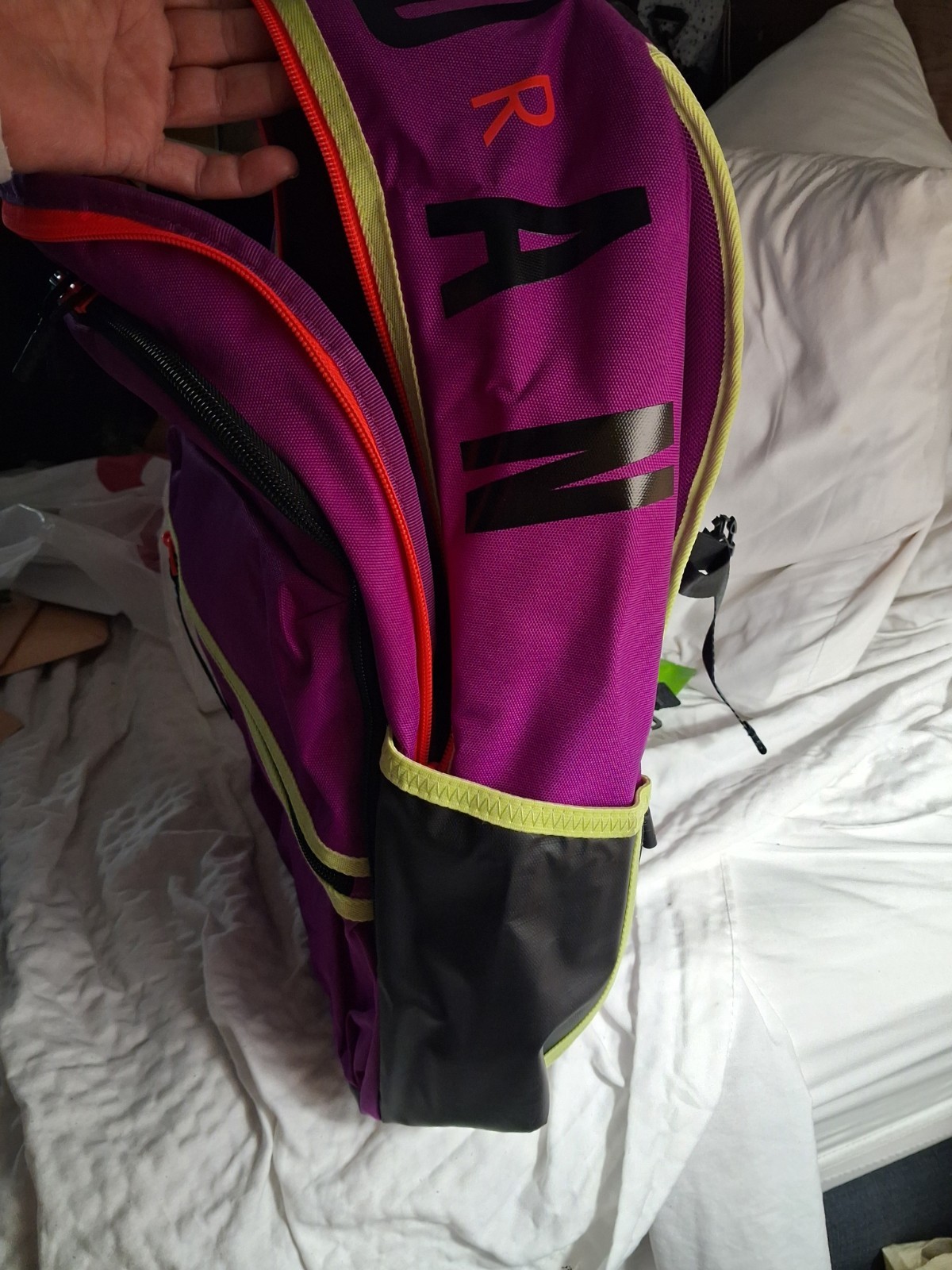 Jordan AIR Backpack LARGE PURPLE BOOKBAG Qith Tags**BRAND NEW**