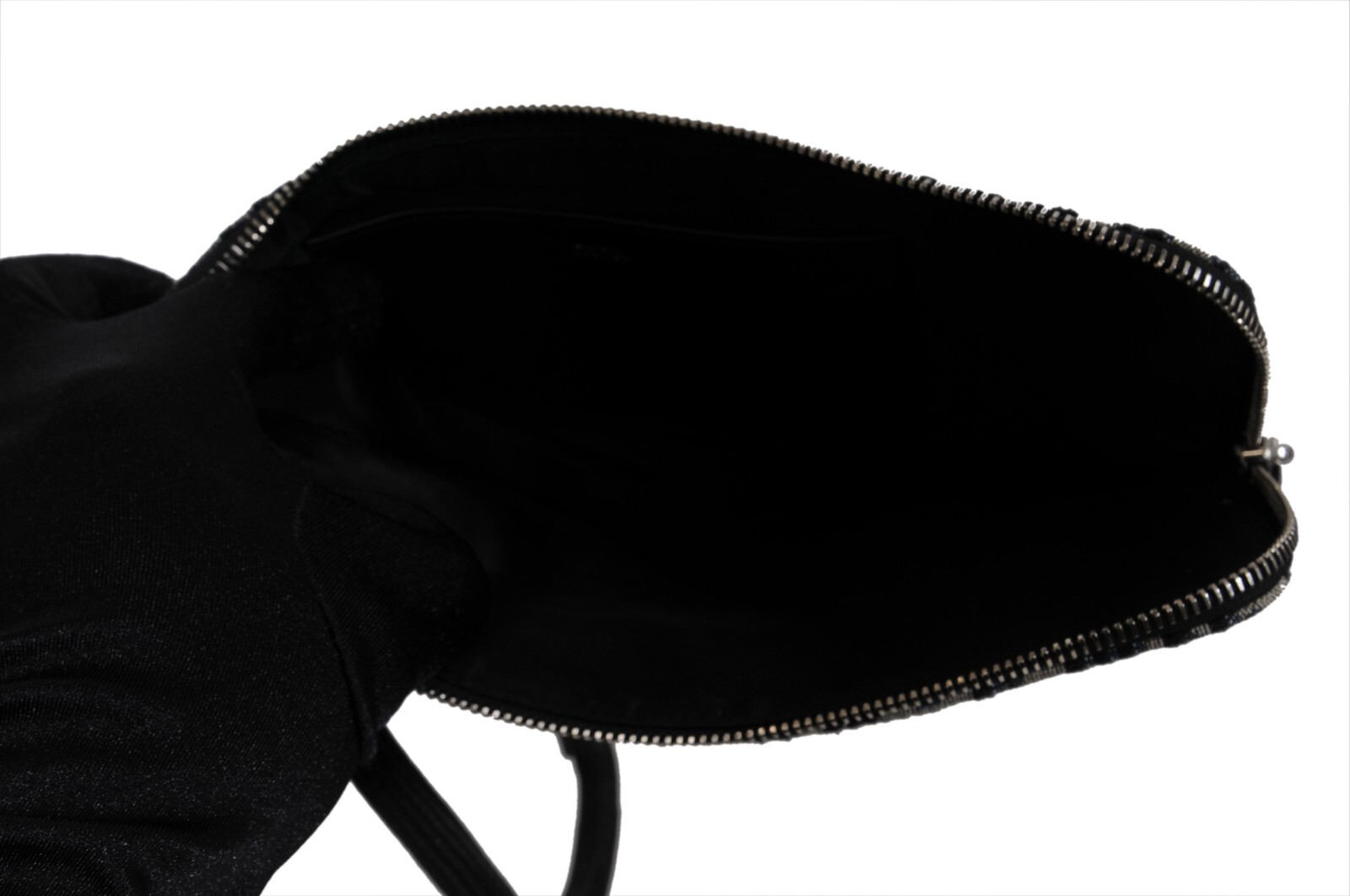 Dior Oblique Logo Wrist Pouch Travel Folder File Black Blue Ipad Document