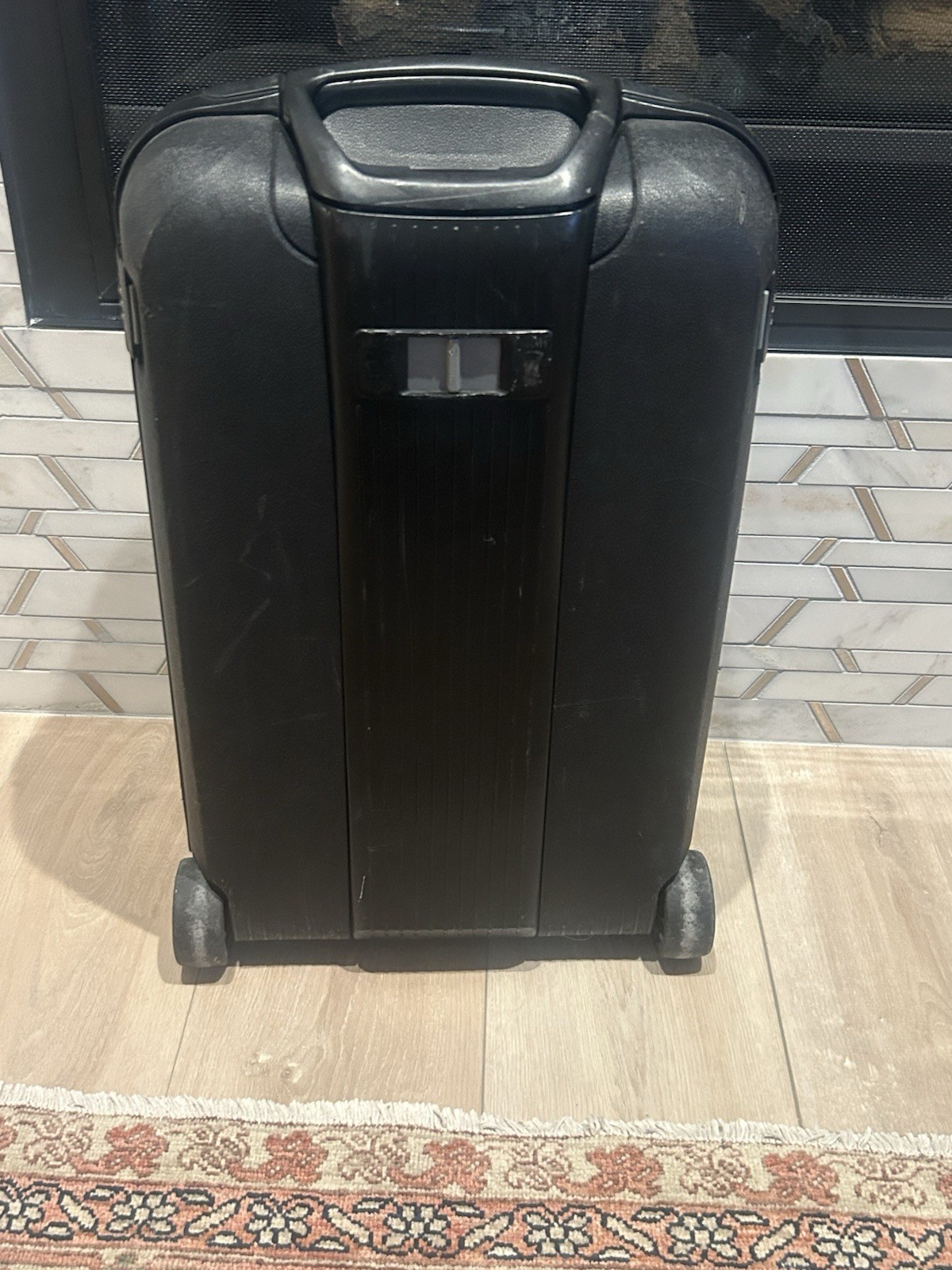 Rare Samsonite Vintage Hard-Shell 22″ Carry-on Luggage Black Lock Combo